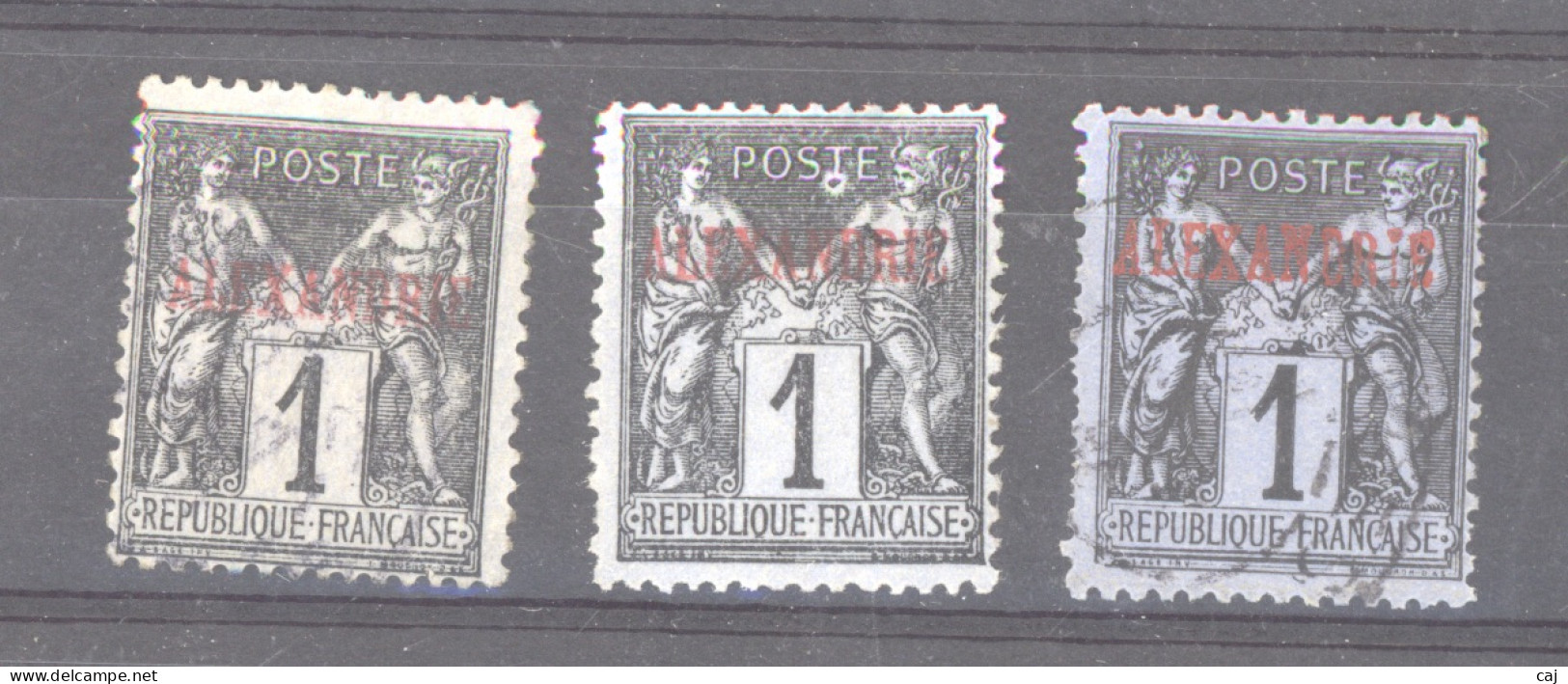 Alexandrie  :  Yv  1  (o)   3 Teintes De Papier - Used Stamps