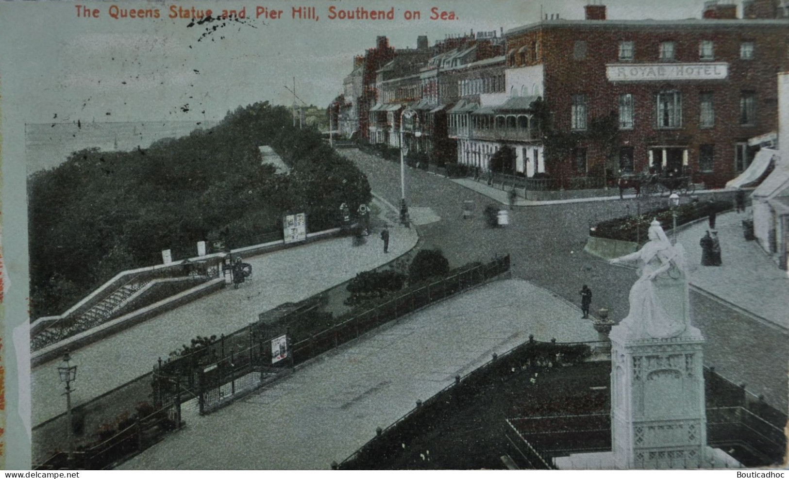 Southend On Sea : The Queens Statue And Pier Hill - Southend, Westcliff & Leigh