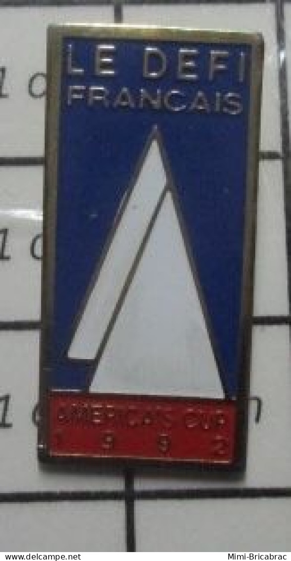 222 Pin's Pins / Beau Et Rare / SPORTS / VOILE VOILIER AMERICA'S CUP DEFI FRANCAIS - Voile