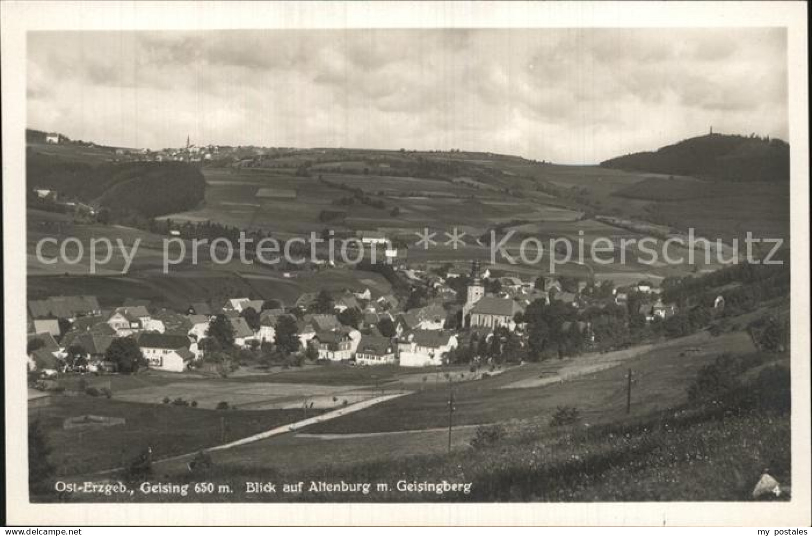 42566839 Geising Erzgebirge Altenburg Mit Geisingberg Geising Osterzgebirge - Geising