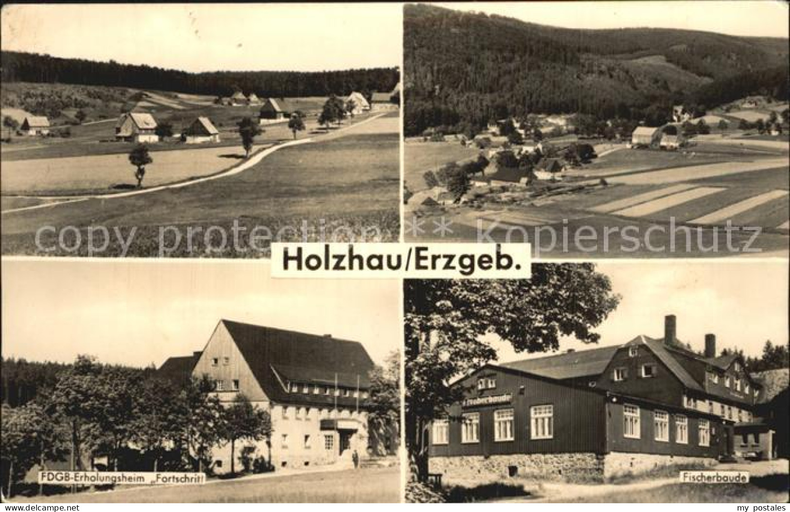42562117 Holzhau Rechenberg-Bienenmuehle Fischerbaude FDGB Erholungsheim Fortsch - Rechenberg-Bienenmühle