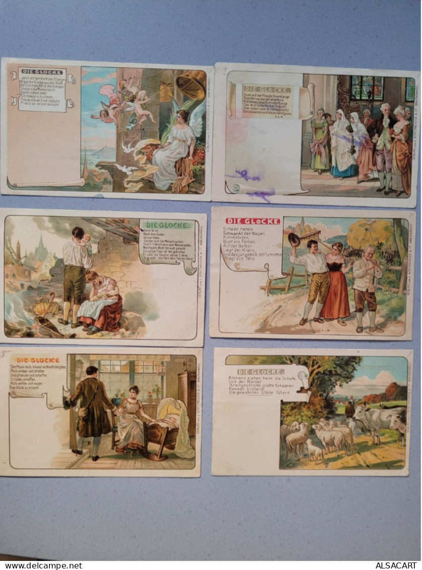 Lot De 10 Cartes 1900 Illustrateur , Die Glocke  , Hongrie? - Zonder Classificatie