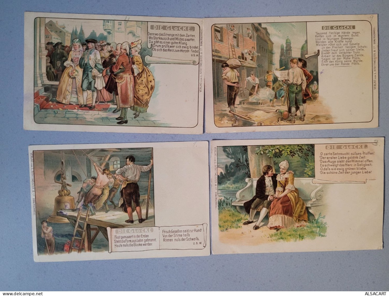 Lot De 10 Cartes 1900 Illustrateur , Die Glocke  , Hongrie? - Non Classés