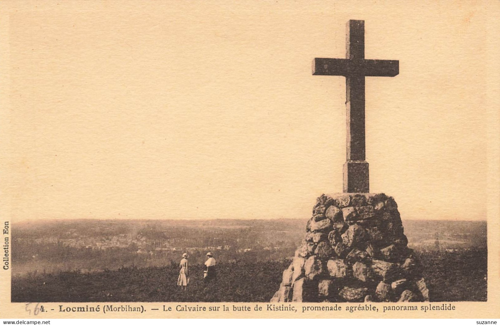 LOCMINÉ - Le CALVAIRE Sur La Butte De KISTINIC - N°4 J. NOZAIS - Locmine