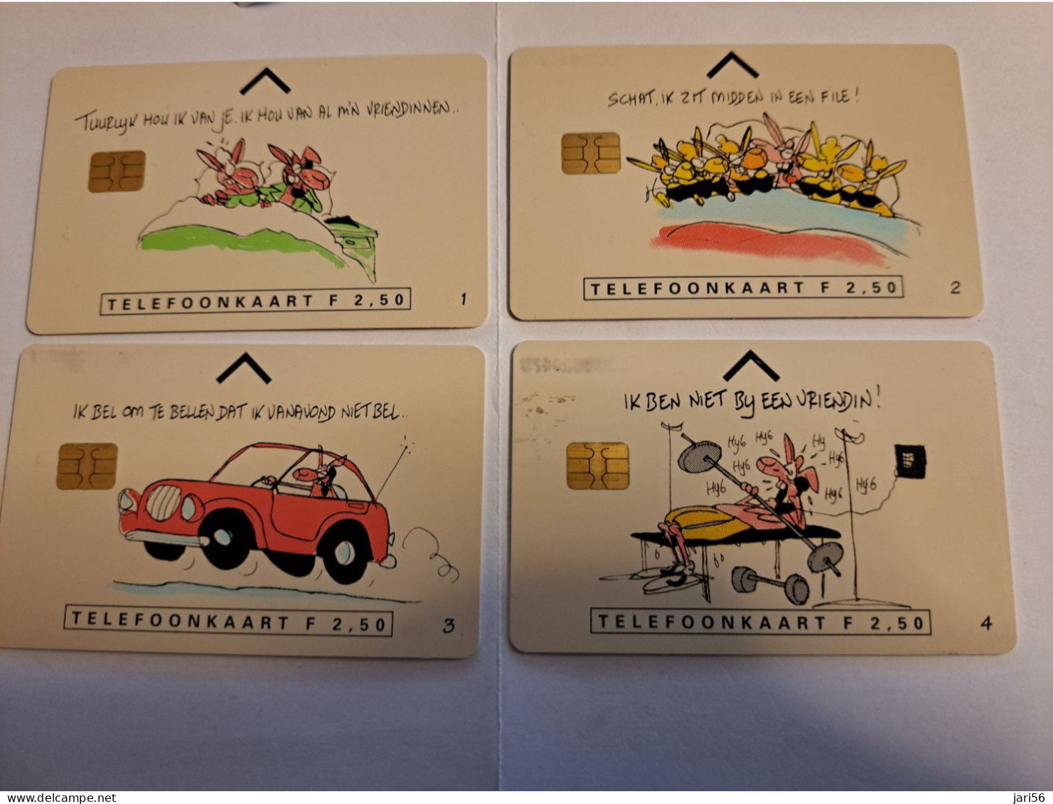 NETHERLANDS /COMIC/ 4XFL 2,50 - CHIP CARD / CRD 255.01 T/M 255.04 /PANORAMA SERIE   / PRIVATE  MINT   ** 15926** - [3] Handy-, Prepaid- U. Aufladkarten