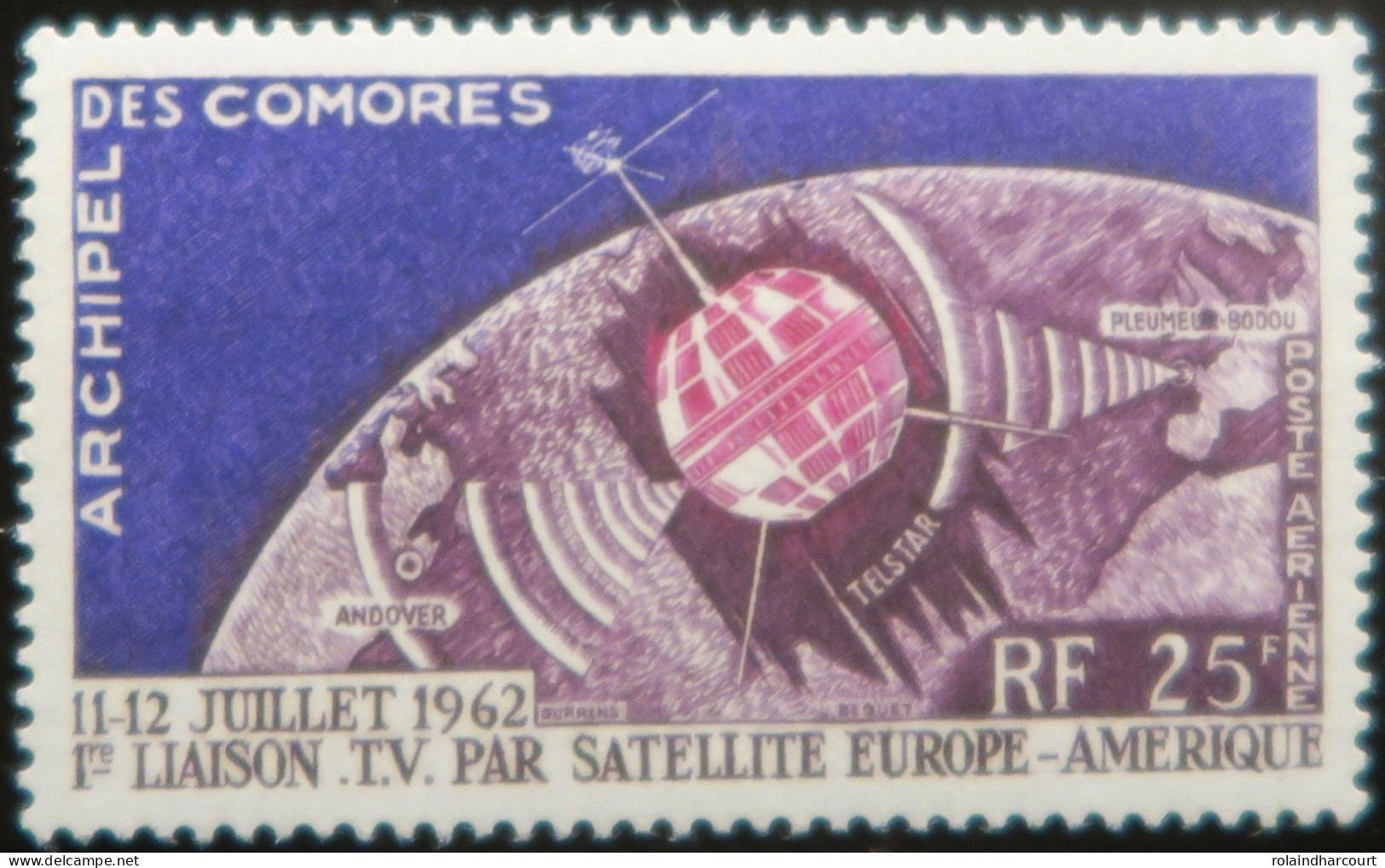 LP3972/307 - 1962 - COLONIES FRANÇAISES - ARCHIPEL DES COMORES - POSTE AERIENNE - N°7 NEUF** - Poste Aérienne