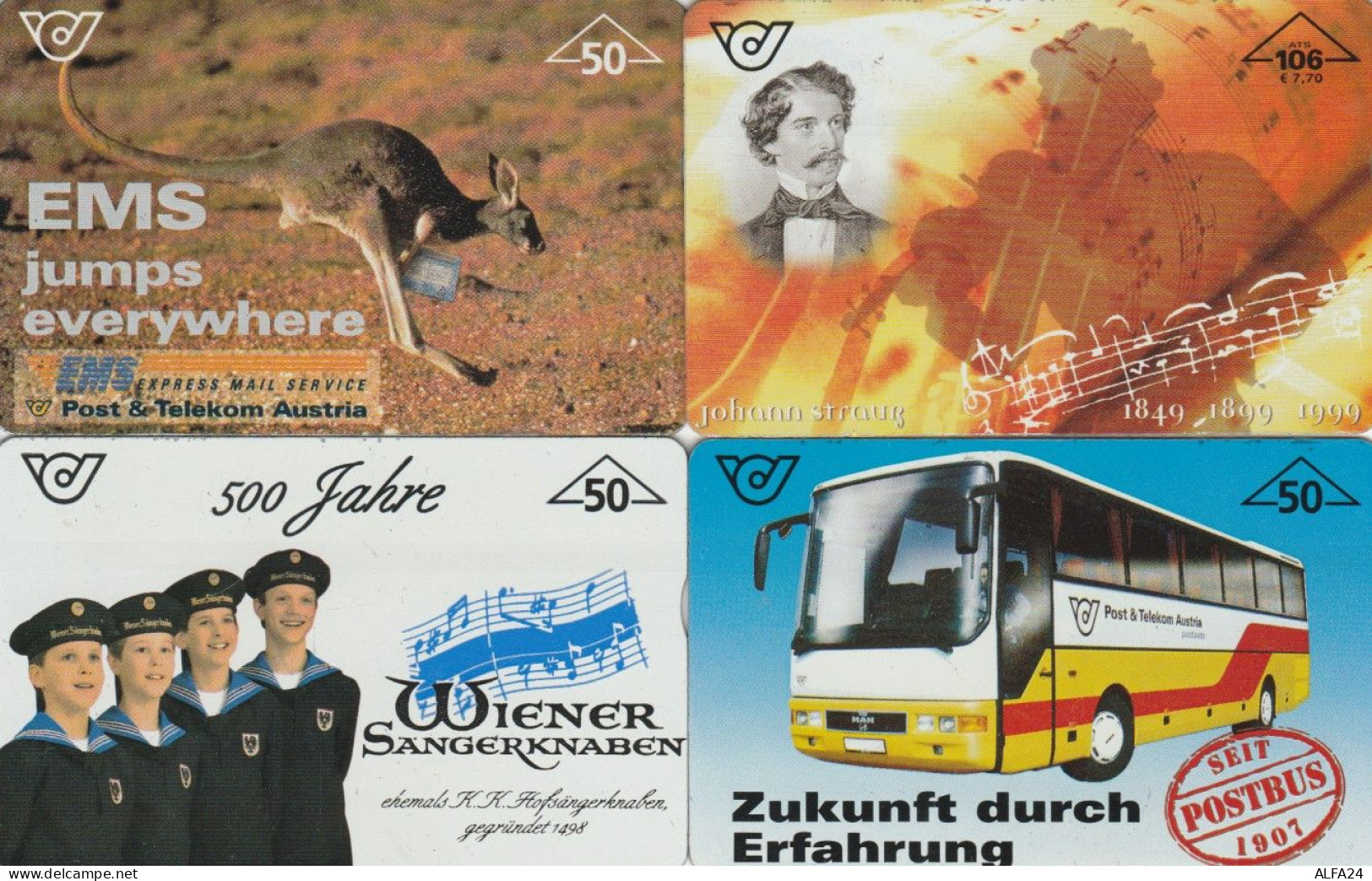 LOT 4 PHONE CARDS AUSTRIA (PY2093 - Oesterreich