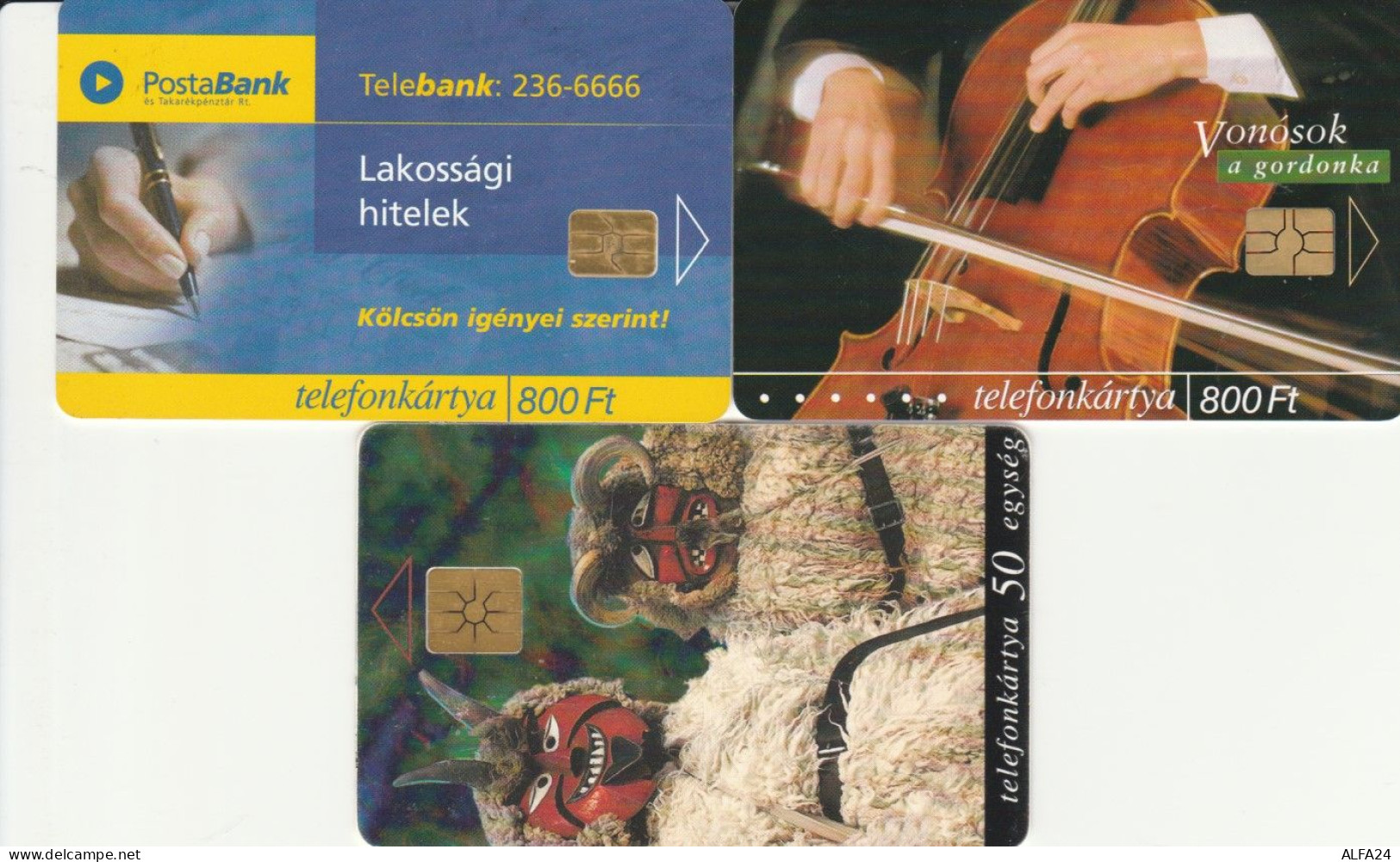 LOT 3 PHONE CARDS UNGHERIA (PY2185 - Hungary