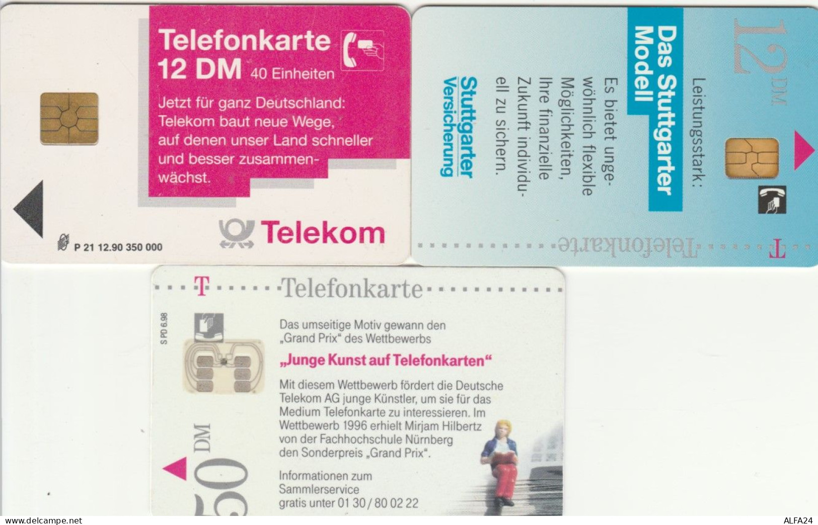 LOT 3 PHONE CARDS GERMANIA (PY2024 - P & PD-Serie : Sportello Della D. Telekom