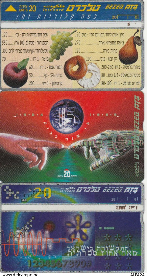 LOT 3 PHONE CARD ISRAELE (PY2501 - Israele