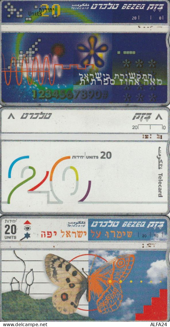 LOT 3 PHONE CARD ISRAELE (PY2503 - Israël