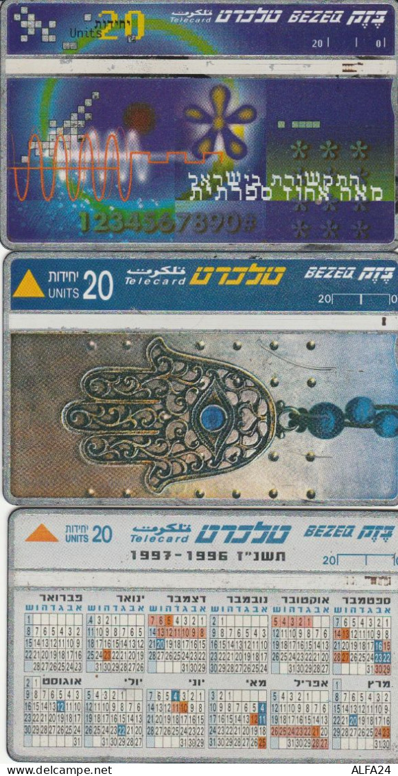LOT 3 PHONE CARD ISRAELE (PY2504 - Israël