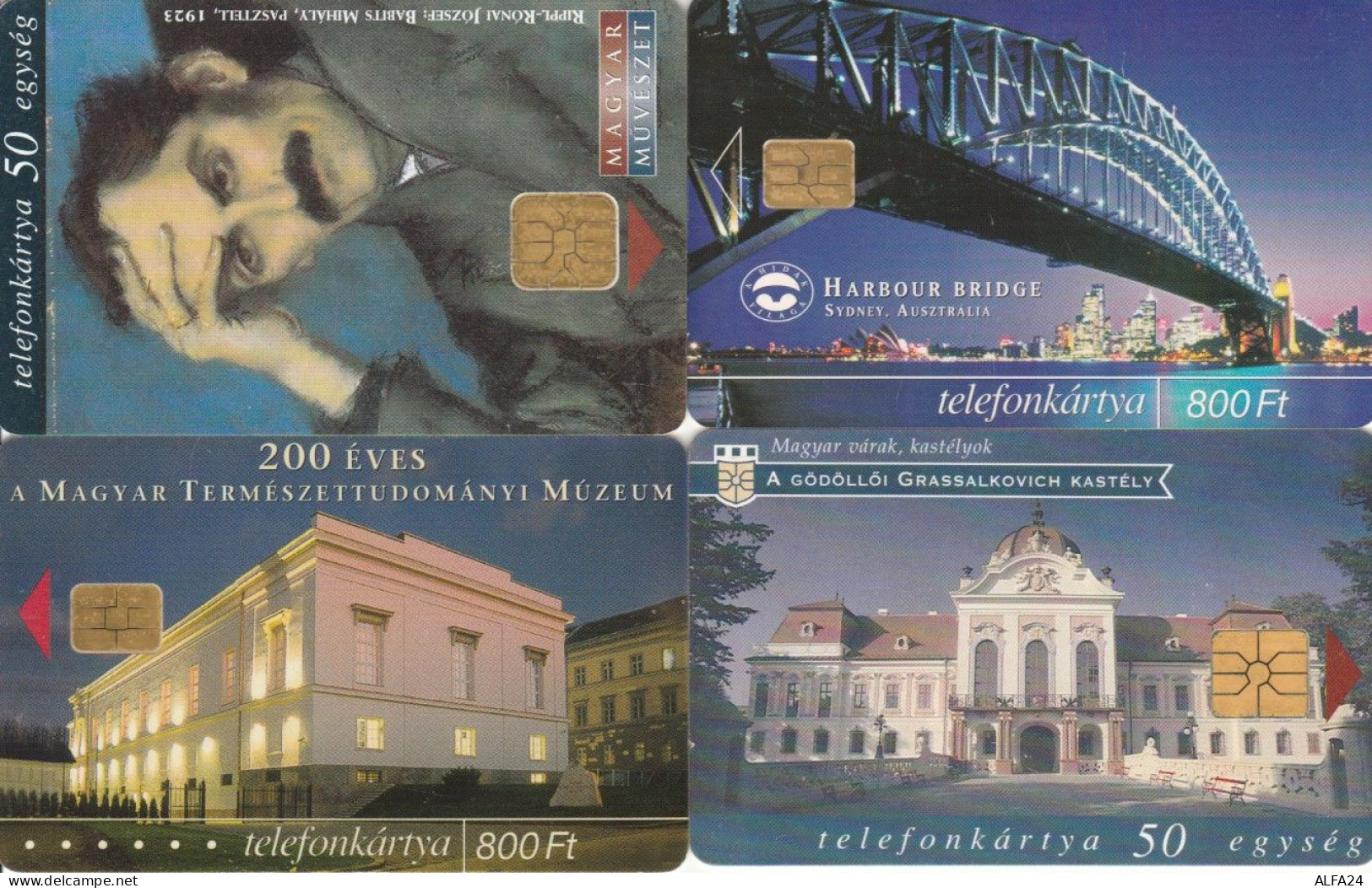 LOT 4 PHONE CARDS UNGHERIA (PY2172 - Hungary