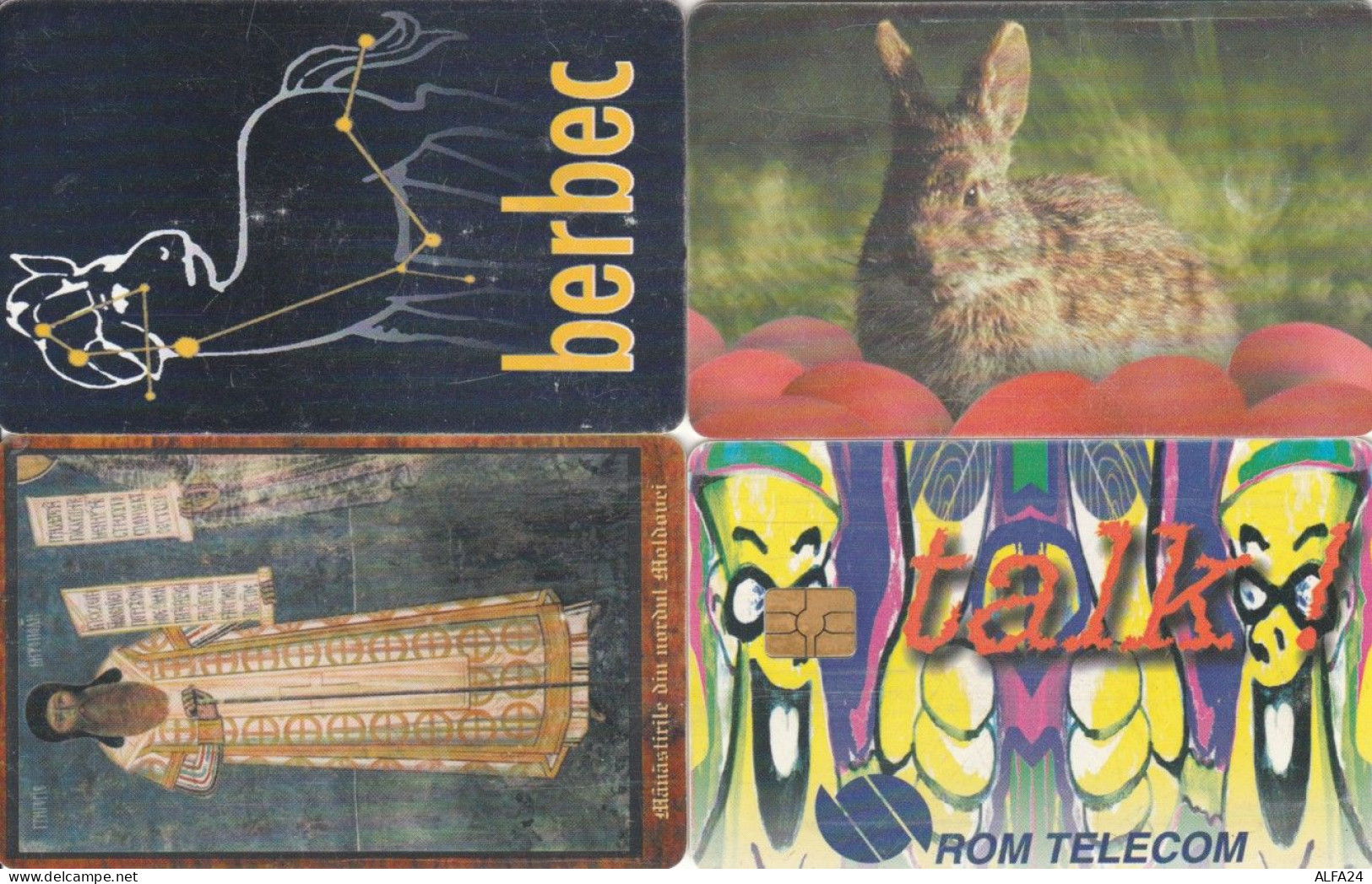 LOT 4 PHONE CARDS ROMANIA (PY2240 - Romania