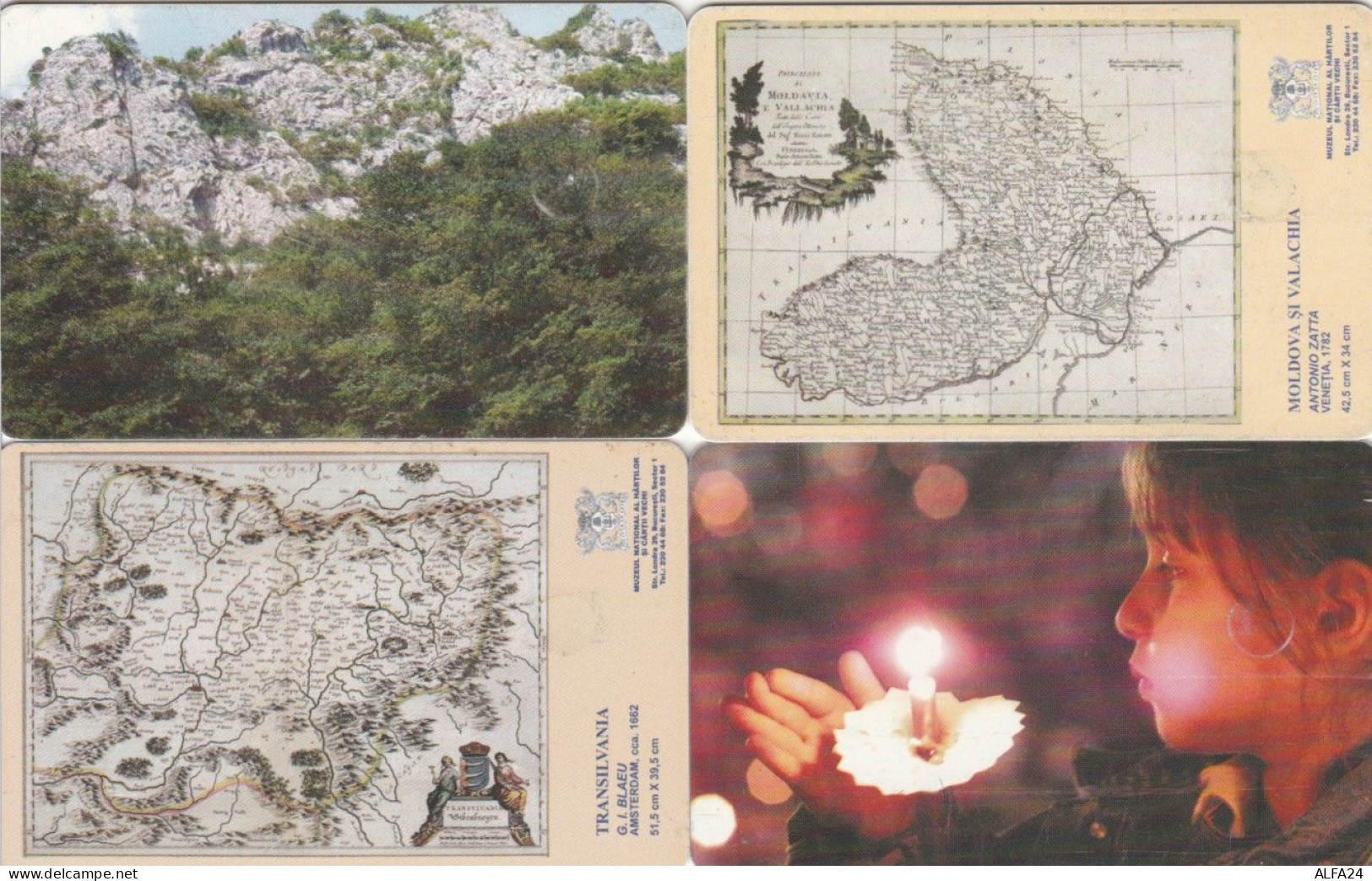 LOT 4 PHONE CARDS ROMANIA (PY2232 - Romania