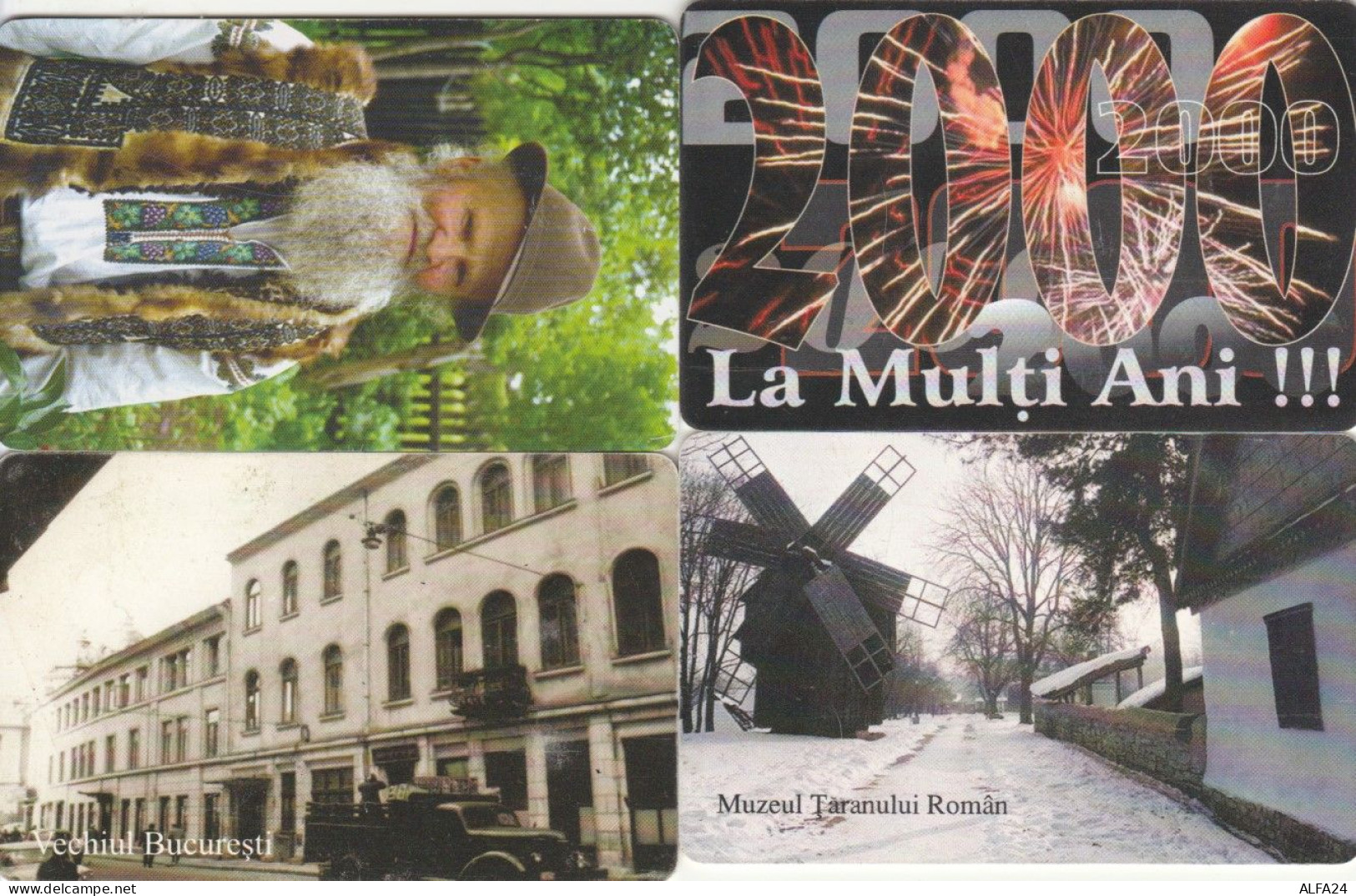 LOT 4 PHONE CARDS ROMANIA (PY2233 - Romania