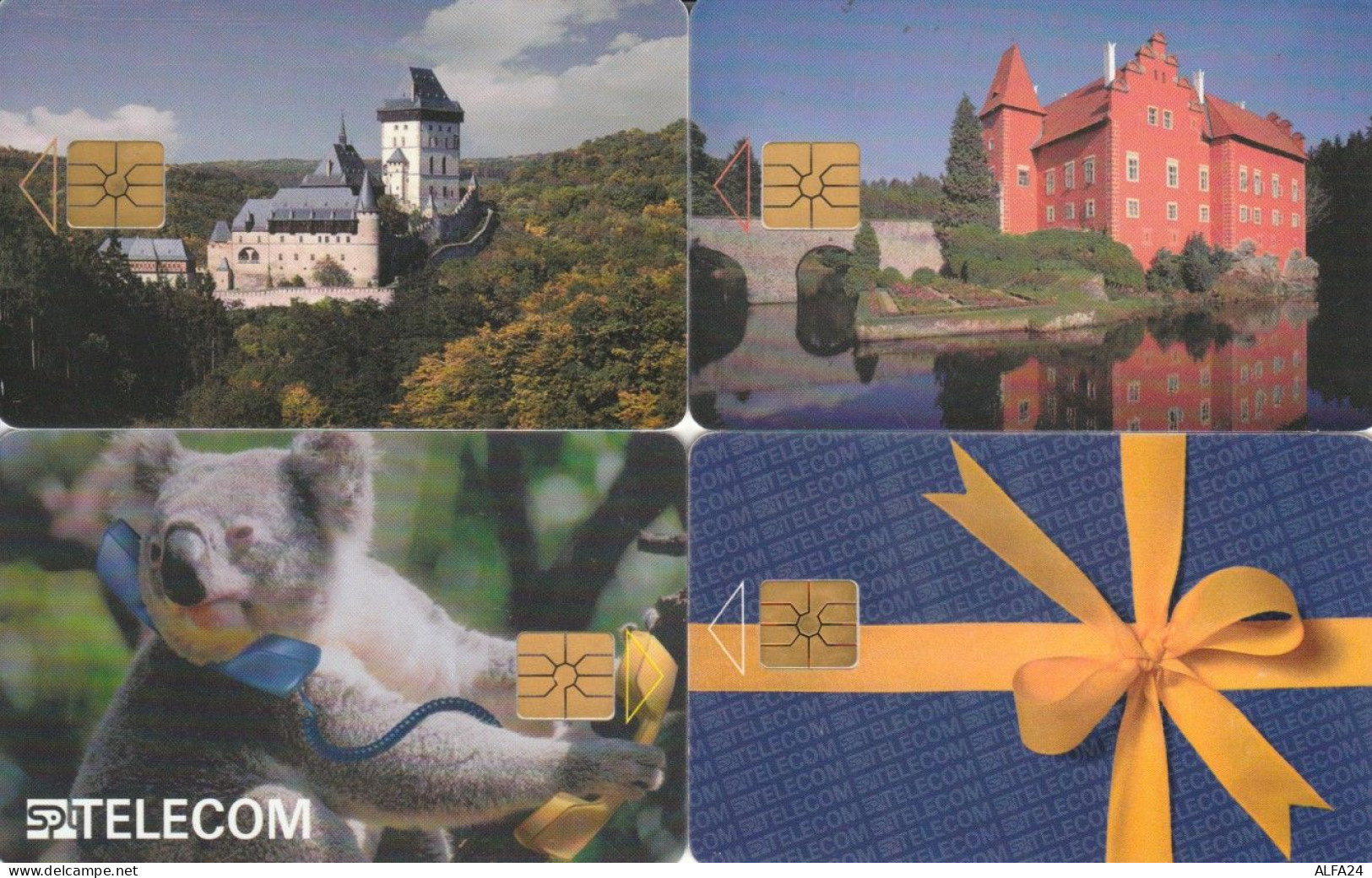 LOT 4 PHONE CARDS REPUBBLICA CECA (PY2253 - Tschechische Rep.