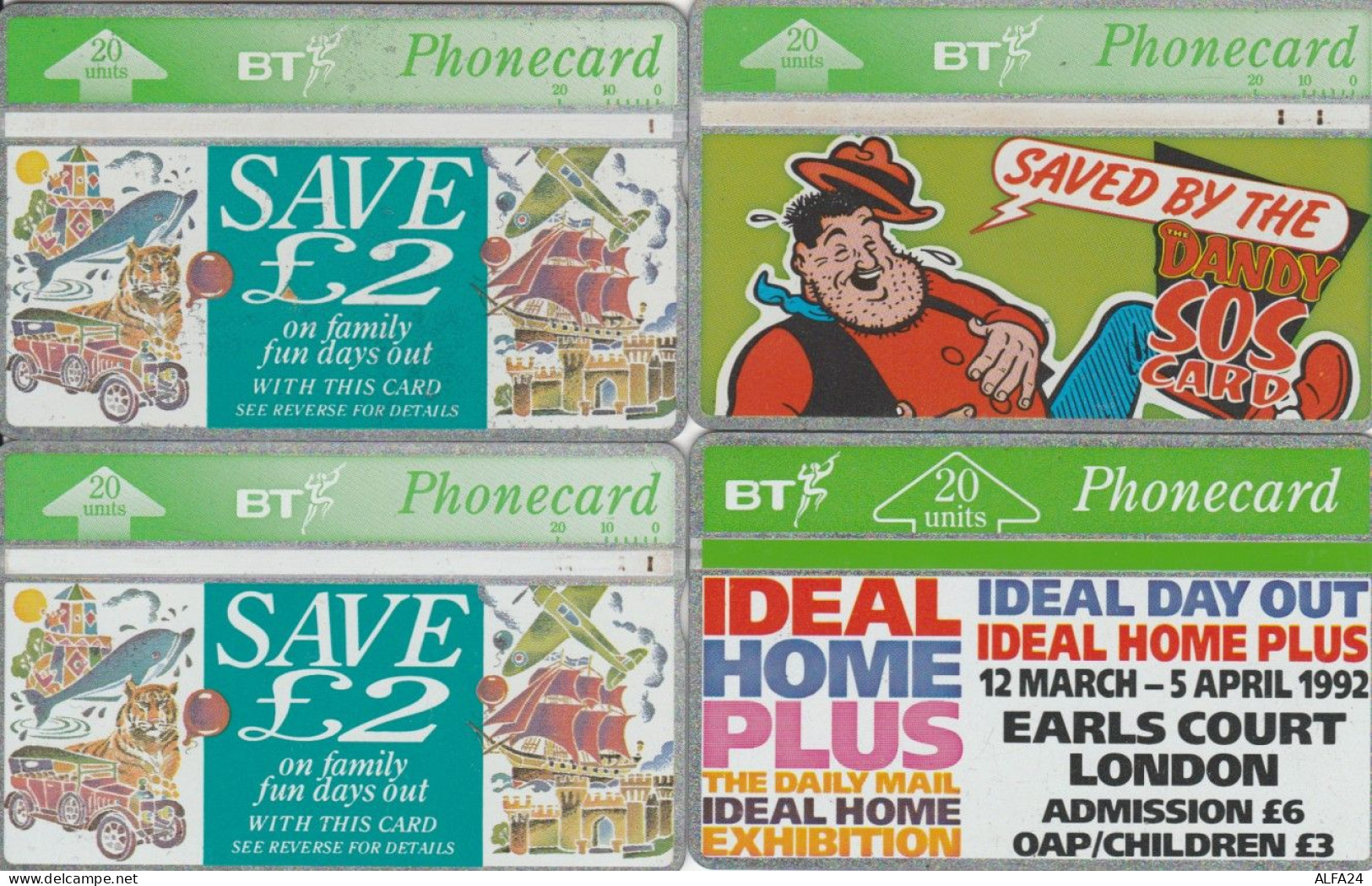 LOT 4 PHONE CARDS REGNO UNITO (PY2005 - BT Allgemeine