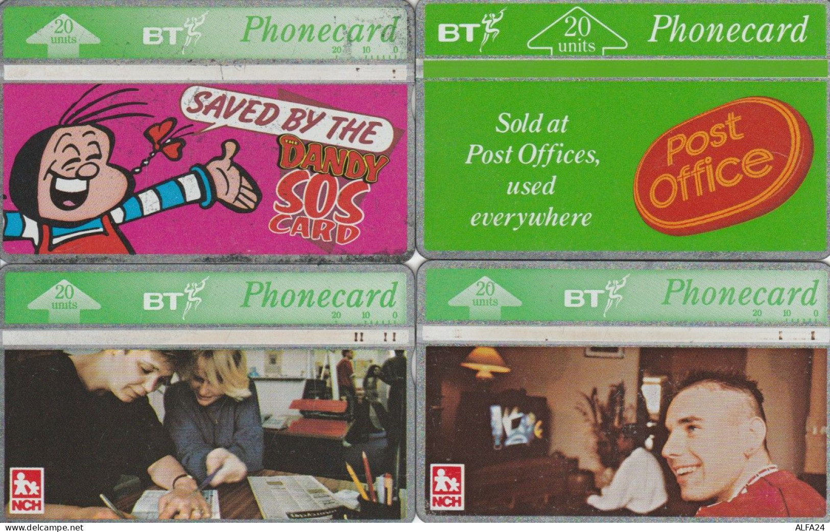 LOT 4 PHONE CARDS REGNO UNITO (PY2003 - BT Allgemeine