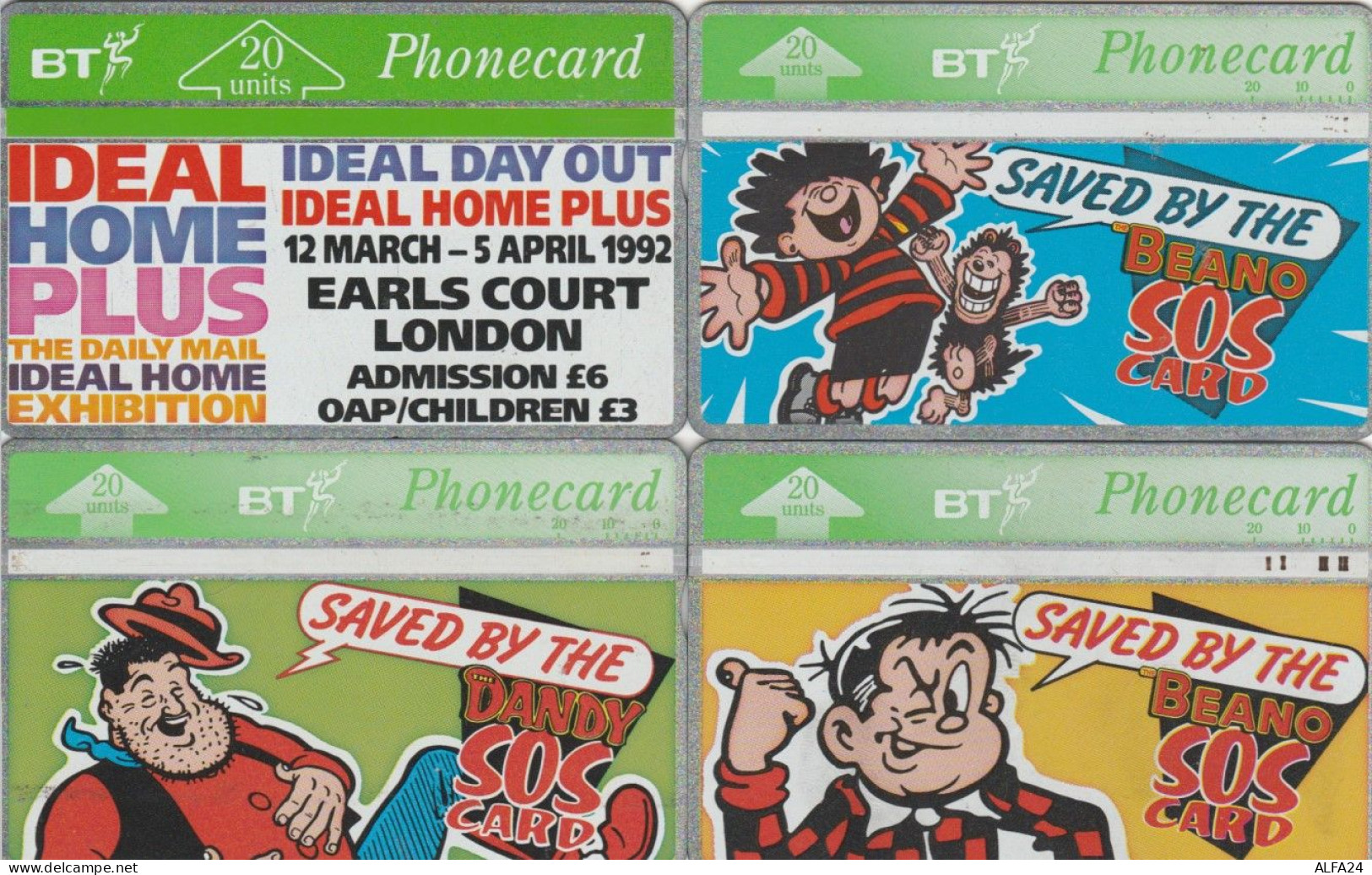 LOT 4 PHONE CARDS REGNO UNITO (PY2006 - BT Allgemeine