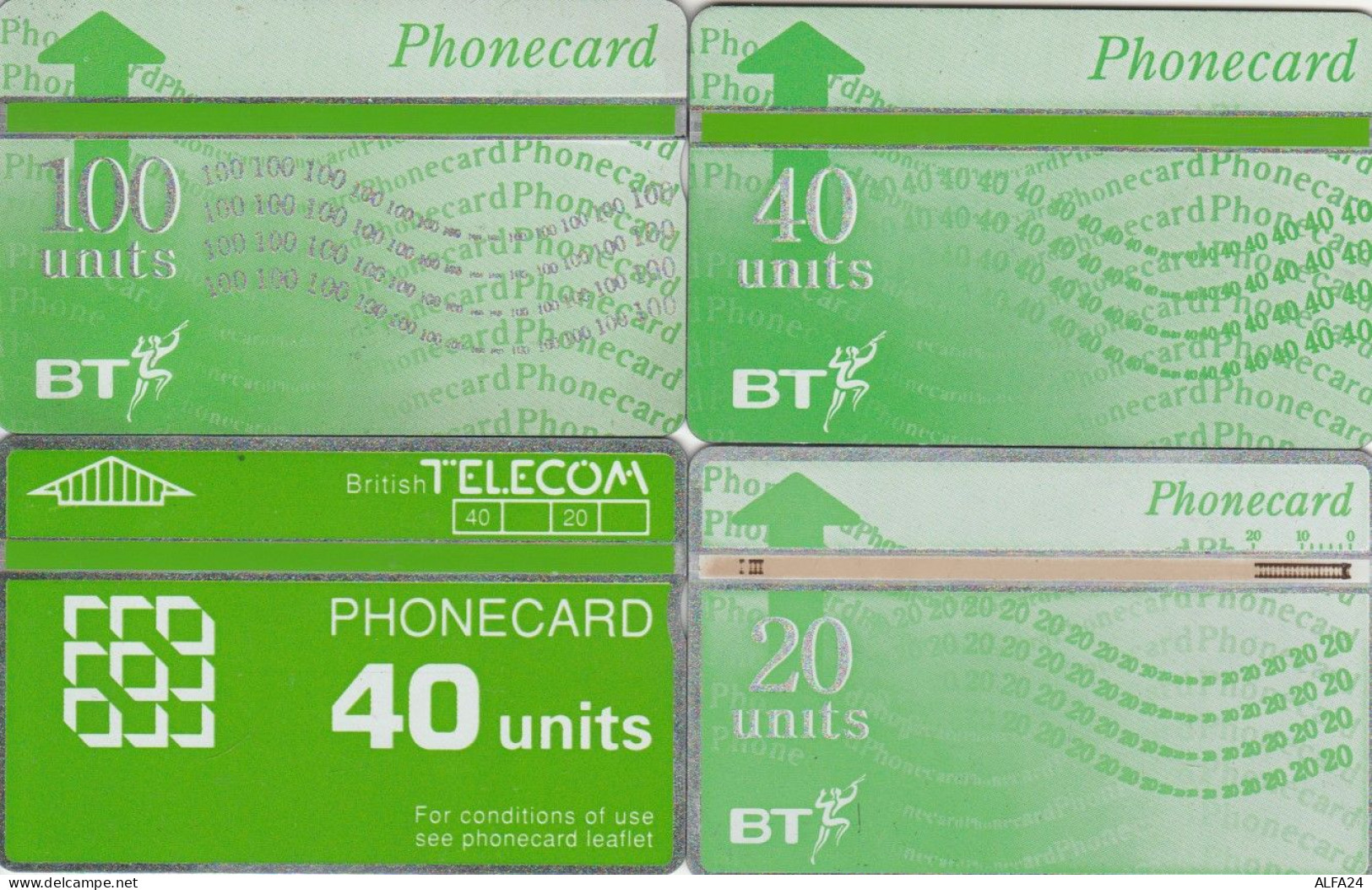 LOT 4 PHONE CARDS REGNO UNITO (PY1961 - BT Allgemeine