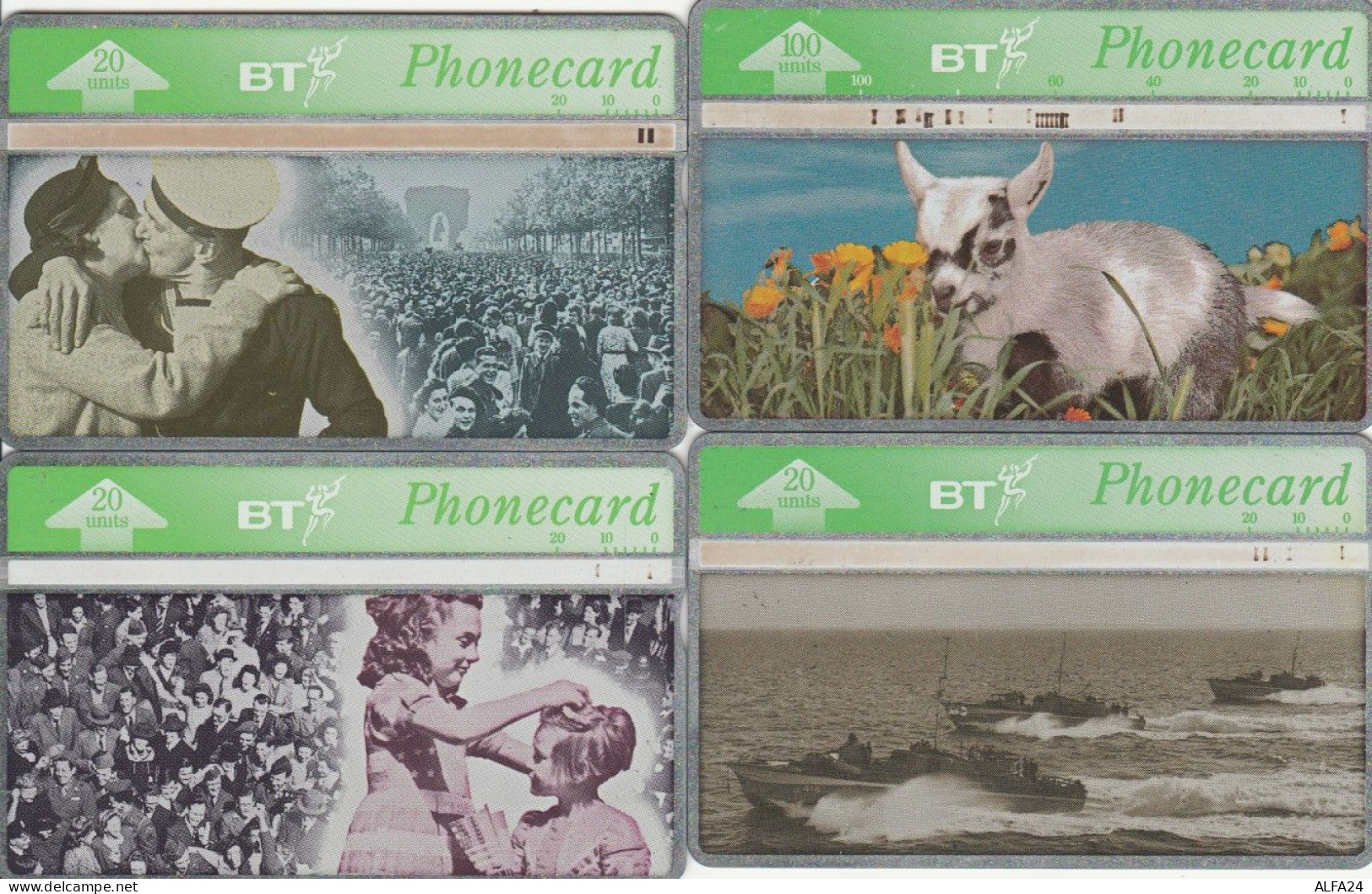 LOT 4 PHONE CARDS REGNO UNITO (PY1969 - BT Allgemeine