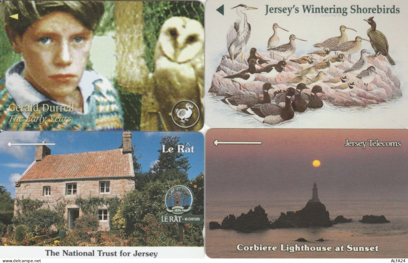 LOT 4 PHONE CARDS JERSEY (PY2088 - [ 7] Jersey Und Guernsey