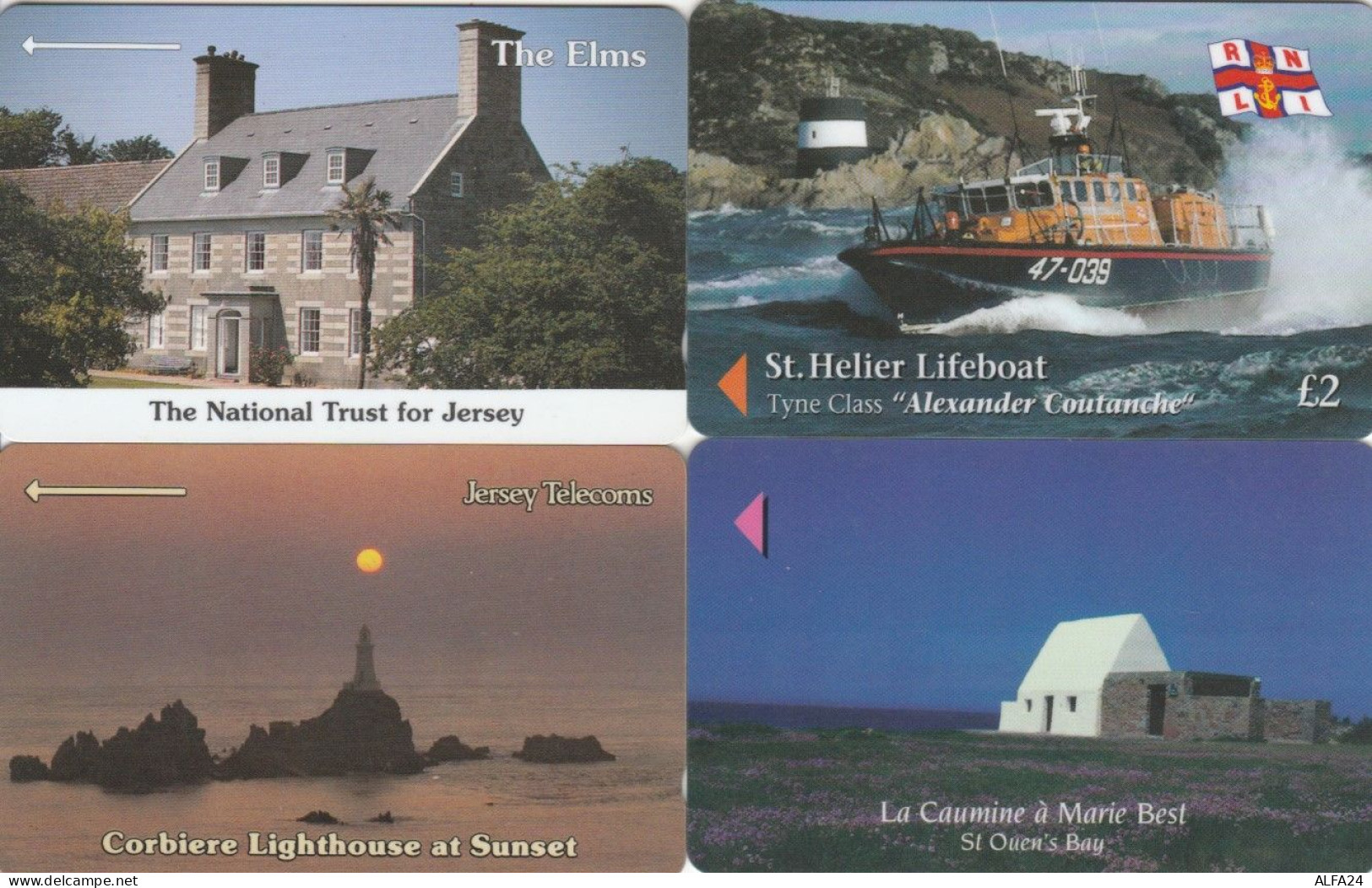 LOT 4 PHONE CARDS JERSEY (PY2083 - Jersey En Guernsey