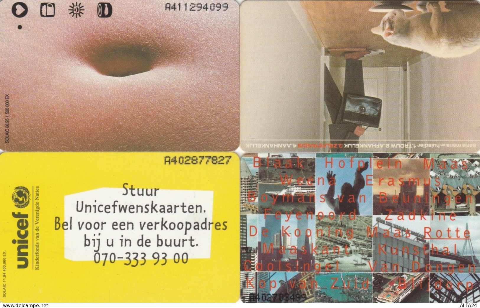 LOT 4 PHONE CARDS OLANDA (PY2180 - Public