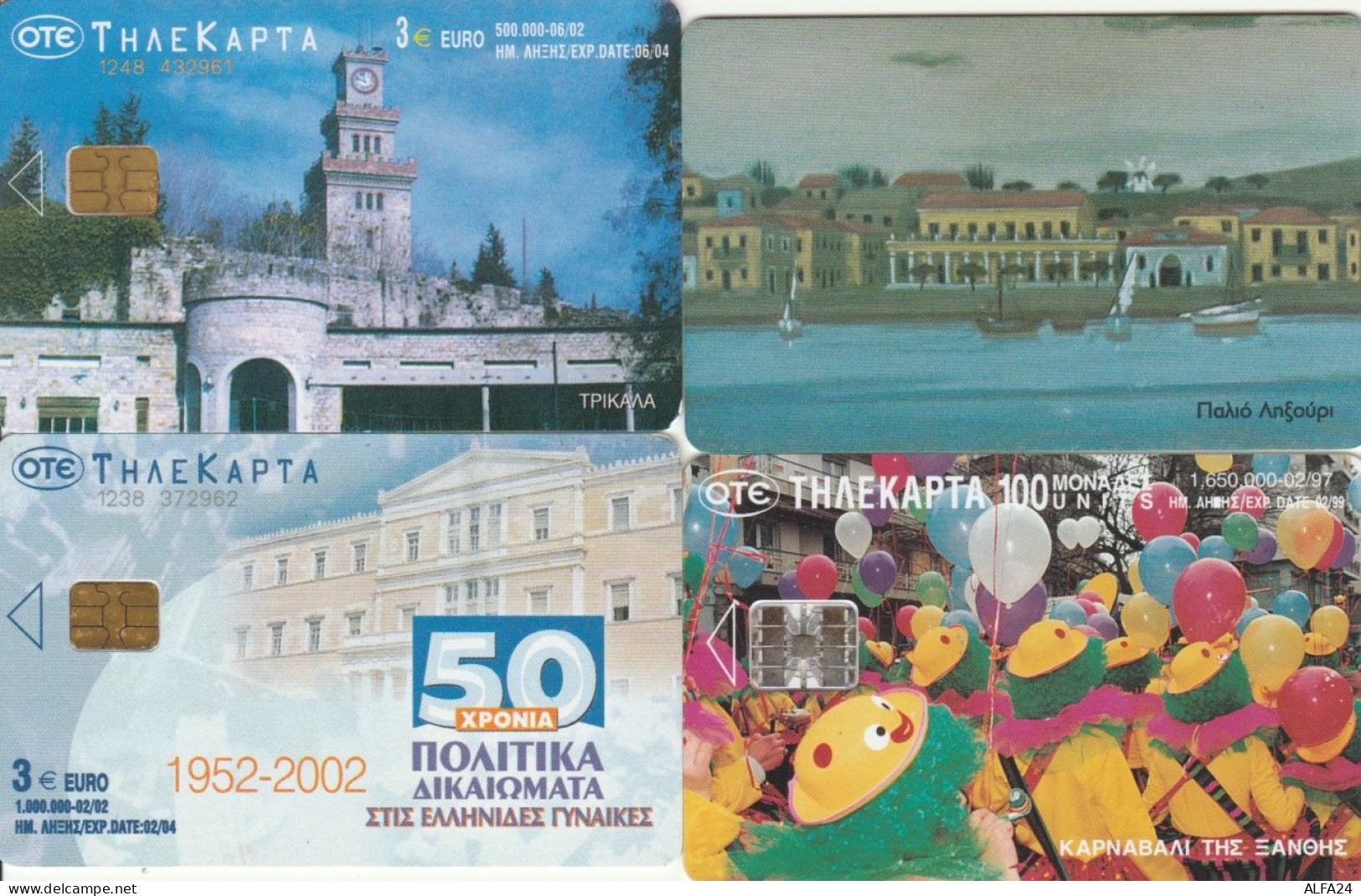 LOT 4 PHONE CARDS GRECIA (PY2064 - Griechenland