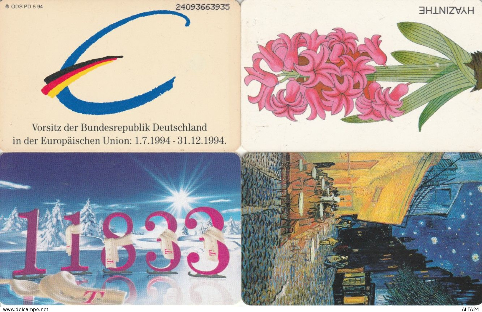LOT 4 PHONE CARDS GERMANIA (PY2027 - P & PD-Serie : Sportello Della D. Telekom