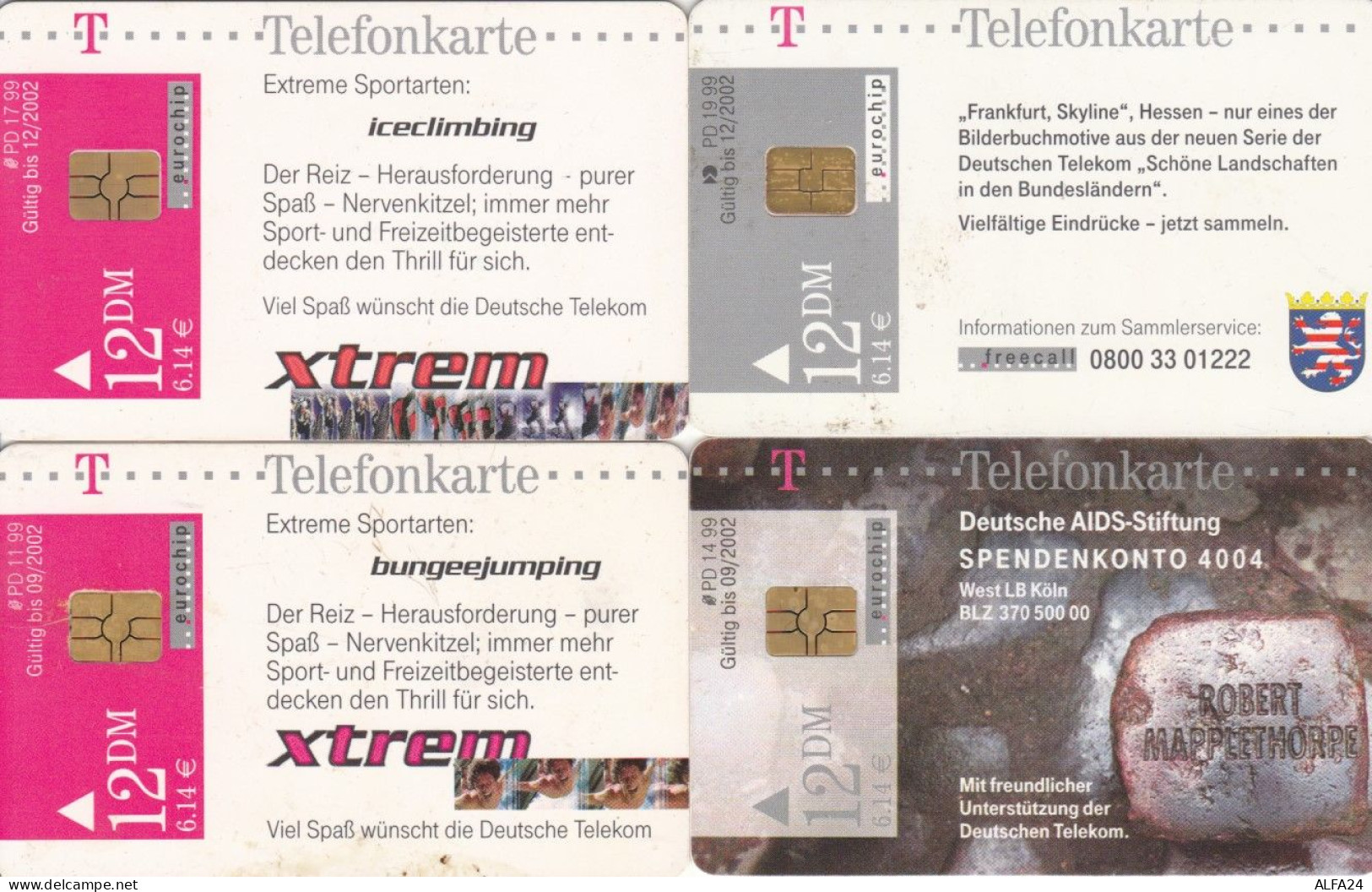 LOT 4 PHONE CARDS GERMANIA (PY2025 - P & PD-Series: Schalterkarten Der Dt. Telekom