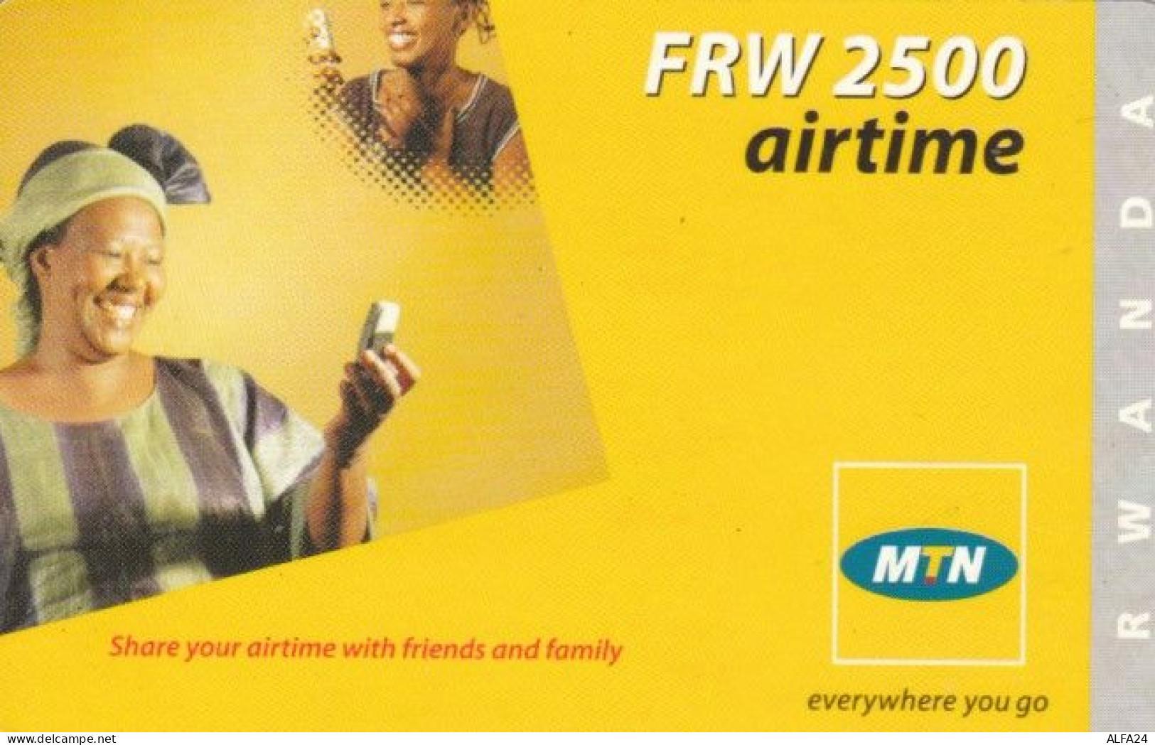 PREPAID PHONE CARD RWANDA (PY223 - Rwanda