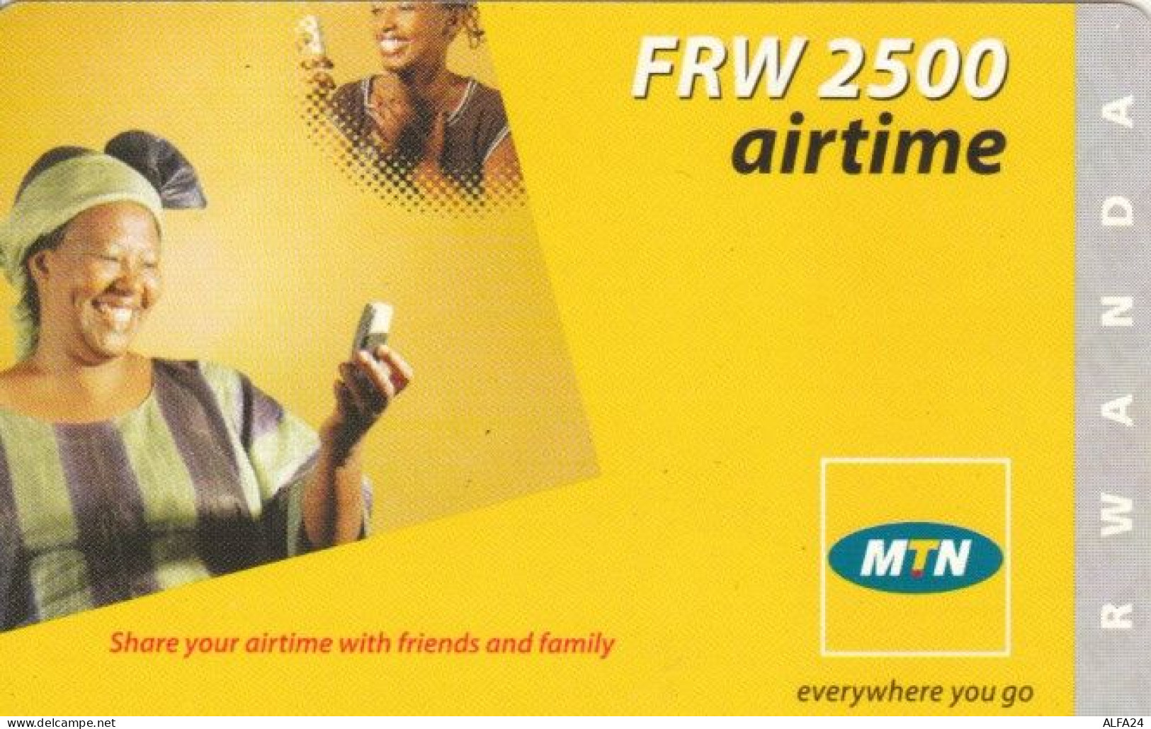 PREPAID PHONE CARD RWANDA (PY197 - Rwanda