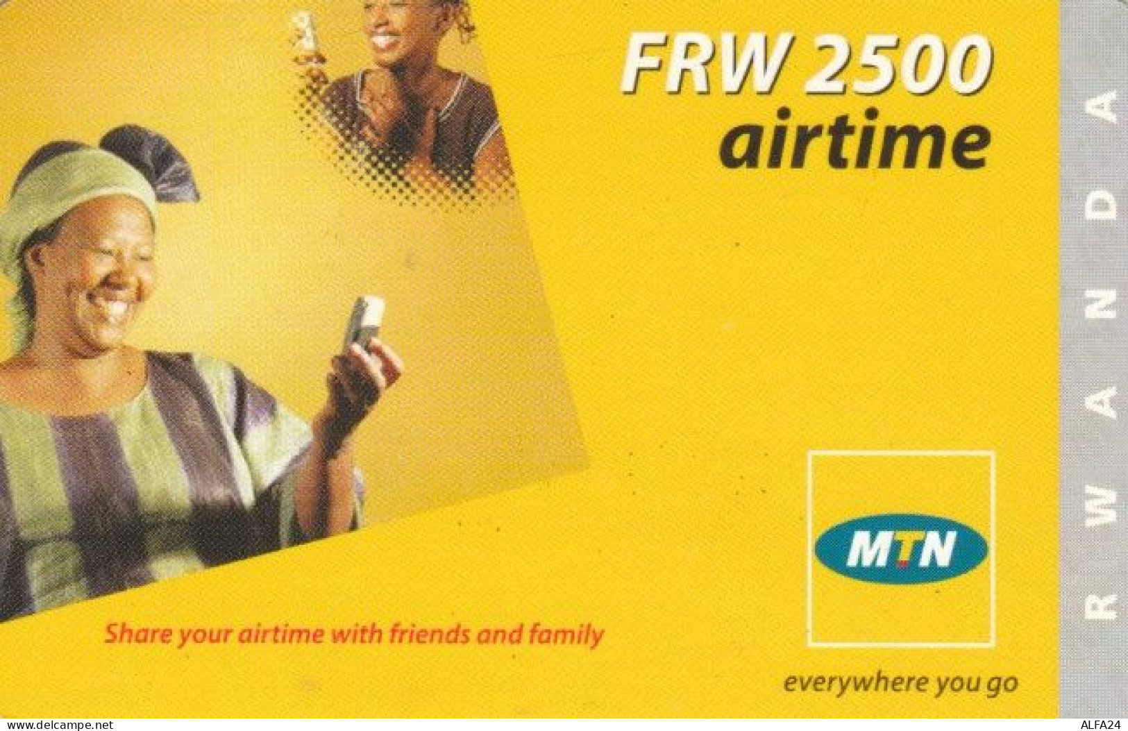 PREPAID PHONE CARD RWANDA (PY39 - Rwanda