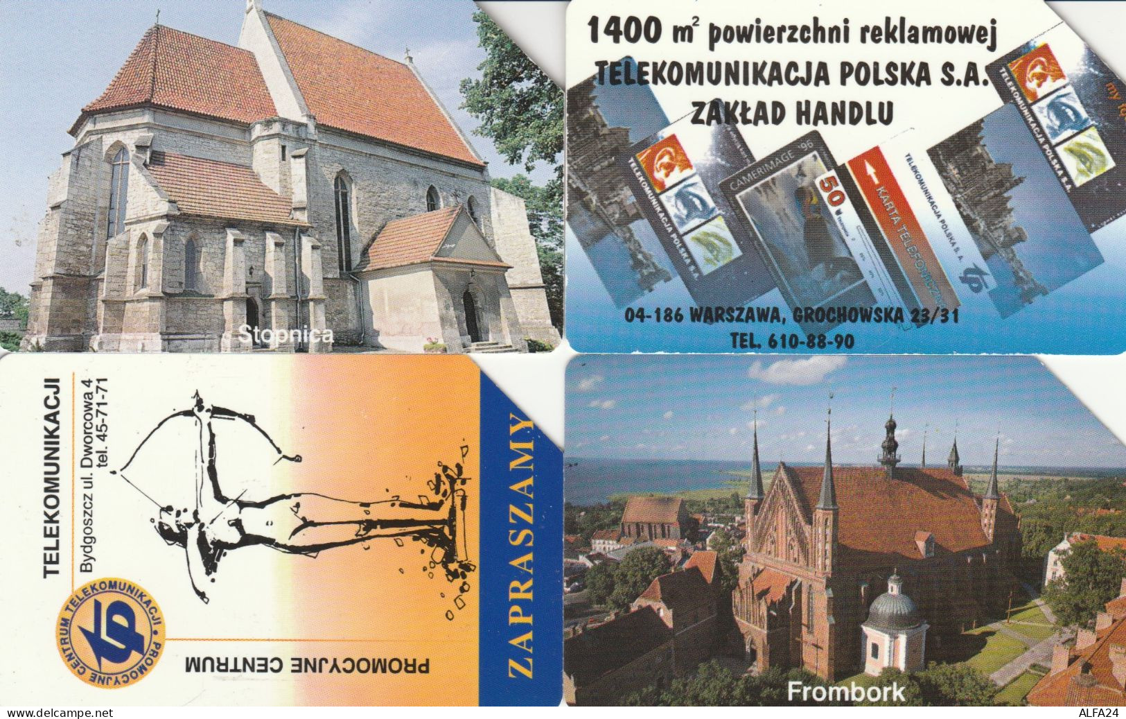 LOT 4 PHONE CARD POLONIA (PY2931 - Poland