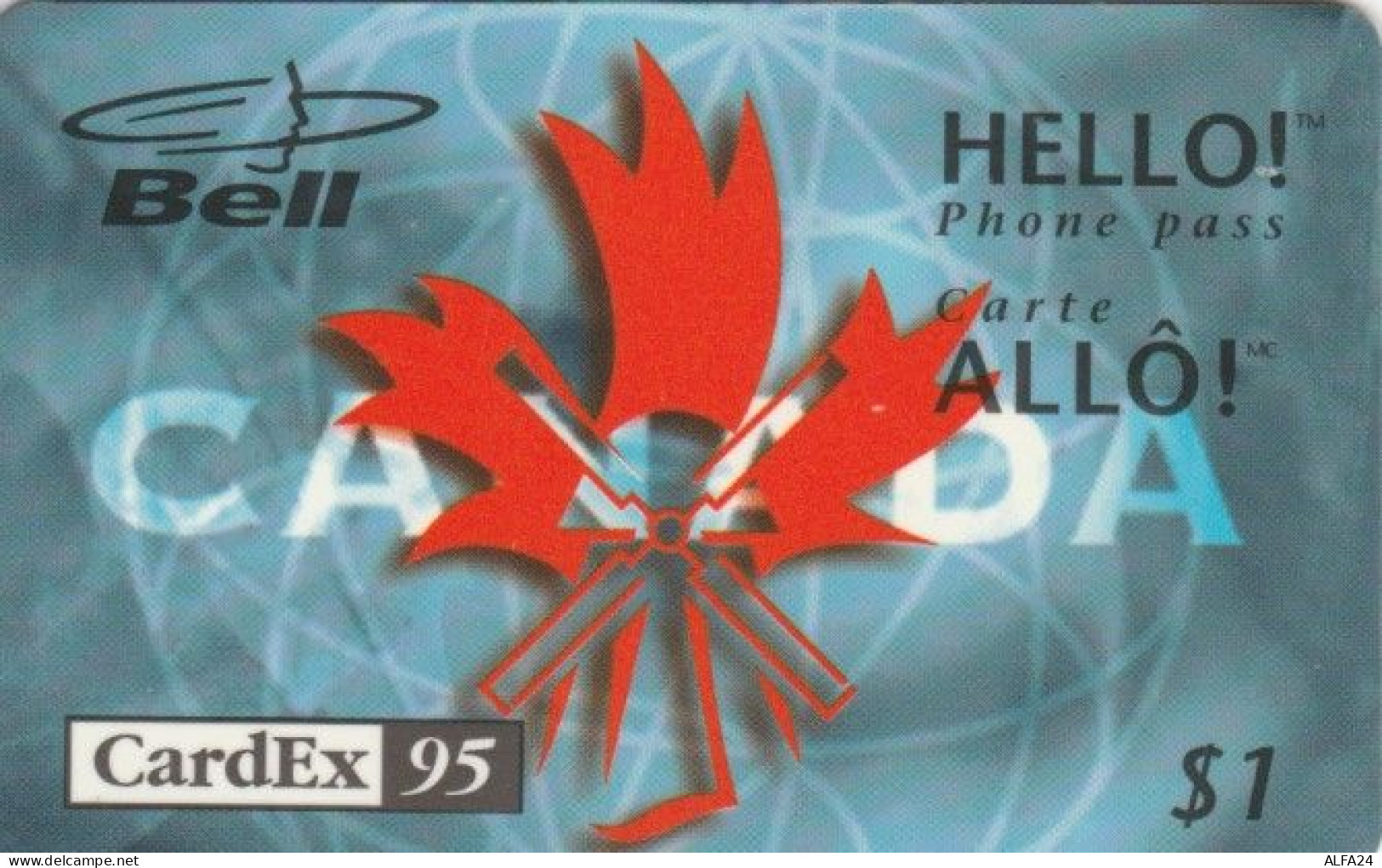 PREPAID PHONE CARD CANADA -CARDEX95 (PY111 - Canada