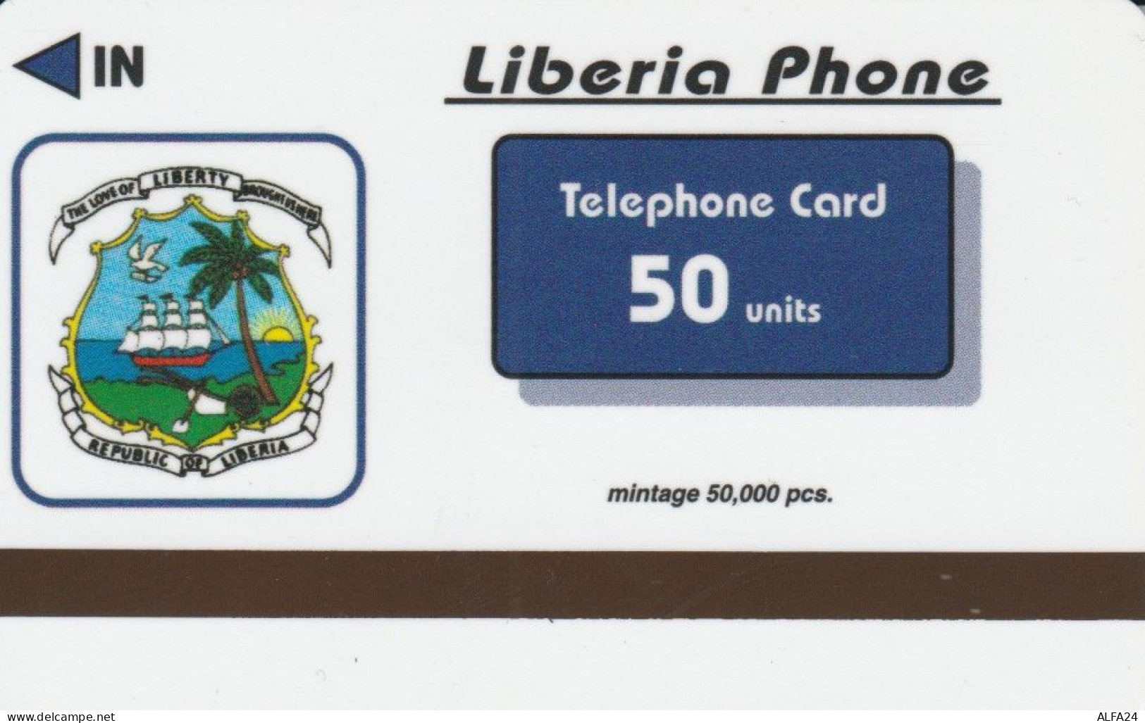 PREPAID PHONE CARD LIBERIA DINOSAURI (PY2939 - Liberia