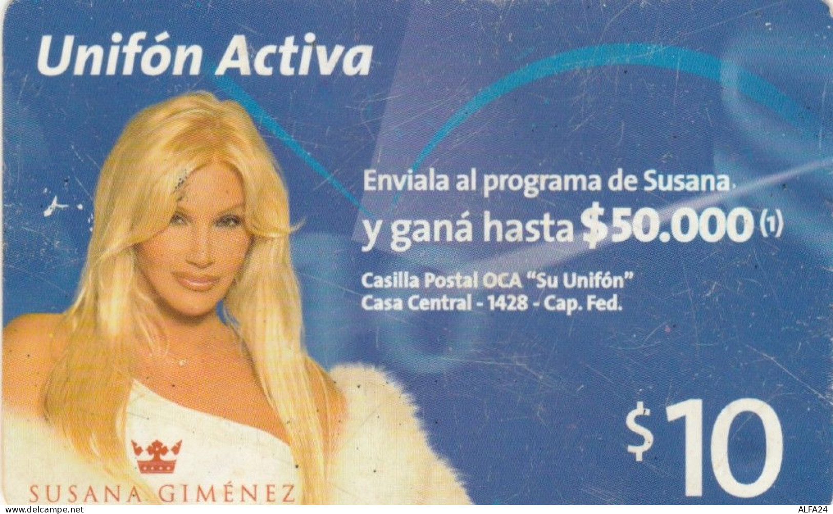 PREPAID PHONE CARD ARGENTINA (PY2831 - Argentinië