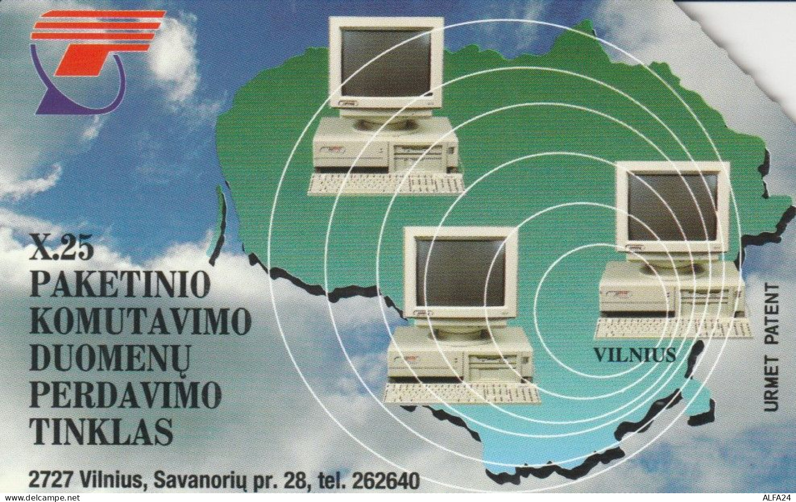 PHONE CARD URMET LITUANIA (PY2820 - Lituanie