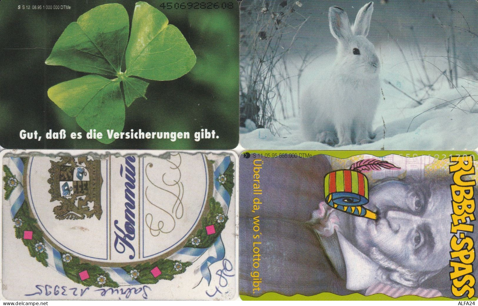 4 PHONE CARDS GERMANIA (PY2664 - Sonstige & Ohne Zuordnung