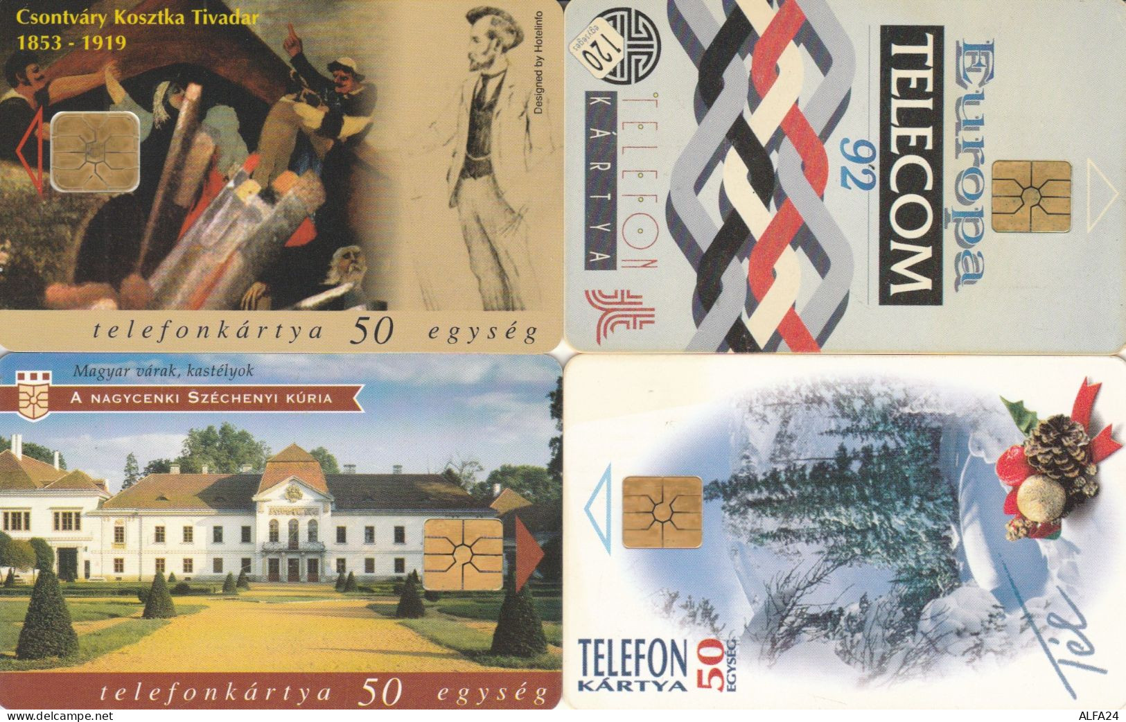 4 PHONE CARDS UNGHERIA (PY2640 - Hungary