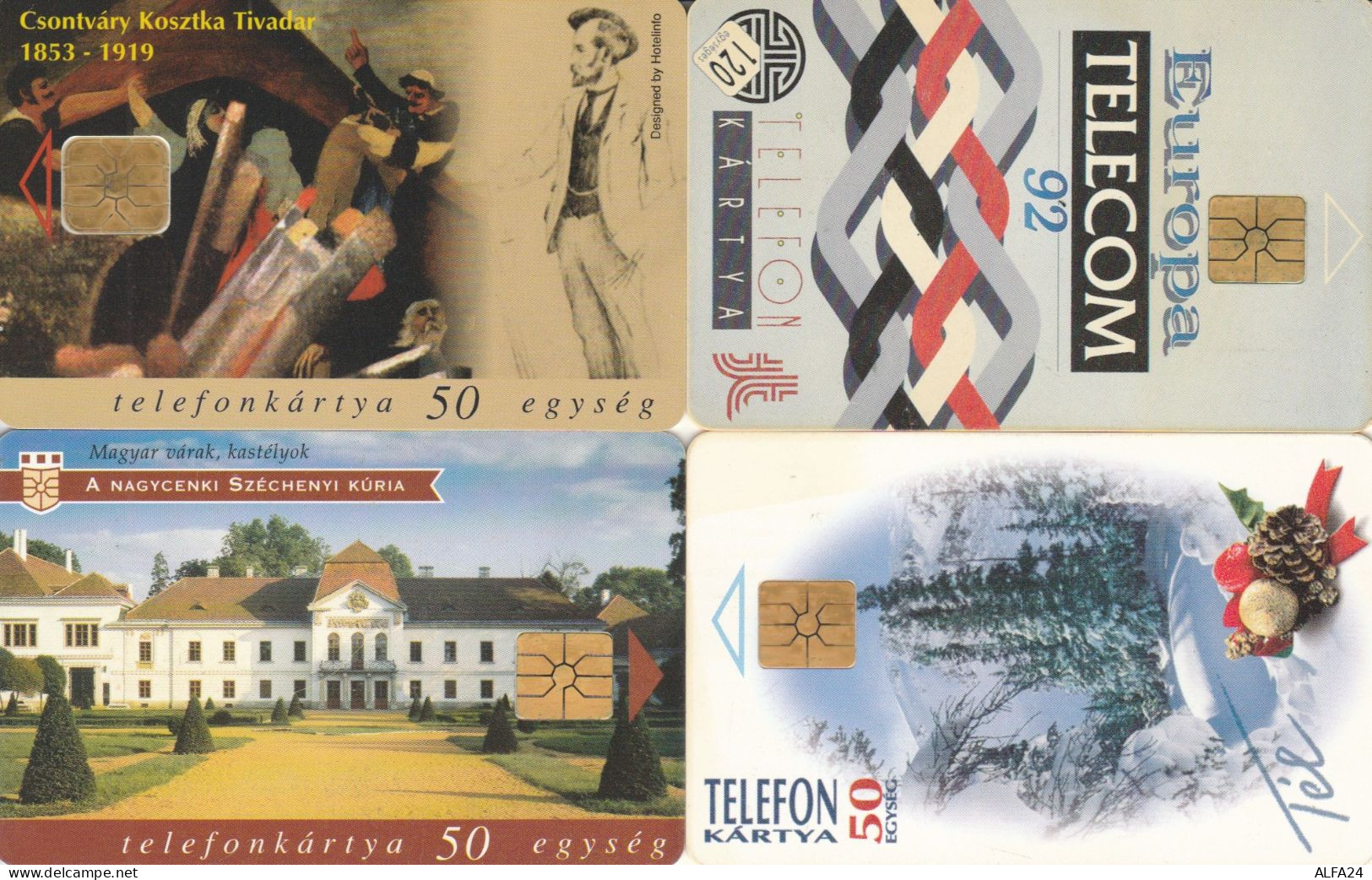 4 PHONE CARDS UNGHERIA (PY2640 - Hongrie