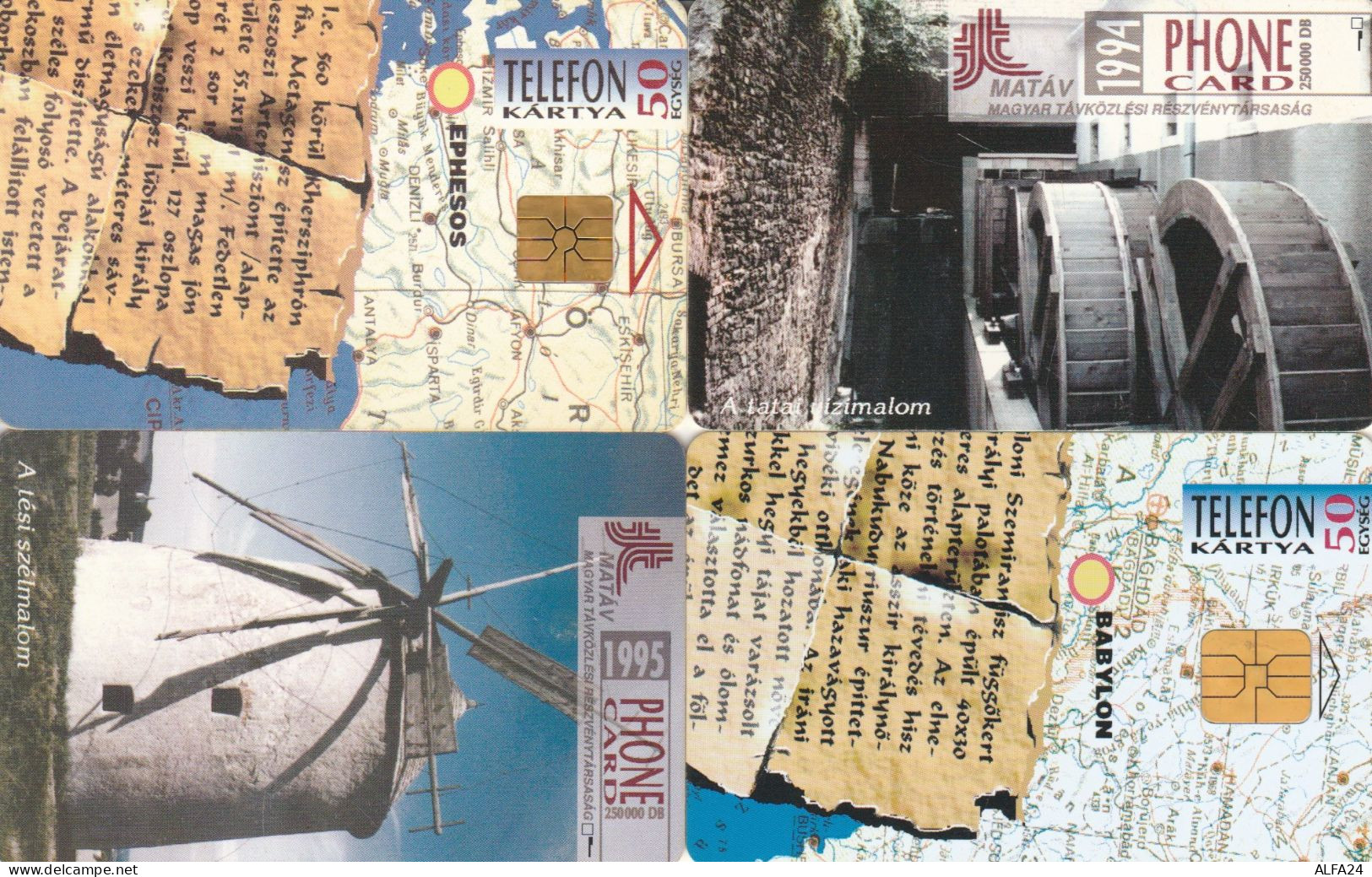 4 PHONE CARDS UNGHERIA (PY2636 - Hungary