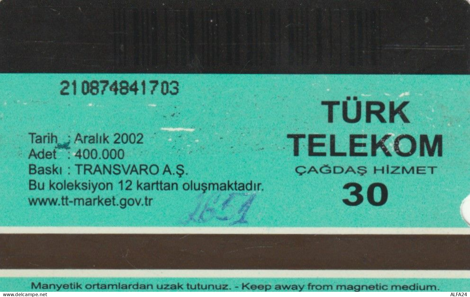 PHONE CARD TURCHIA (PY2574 - Turquia
