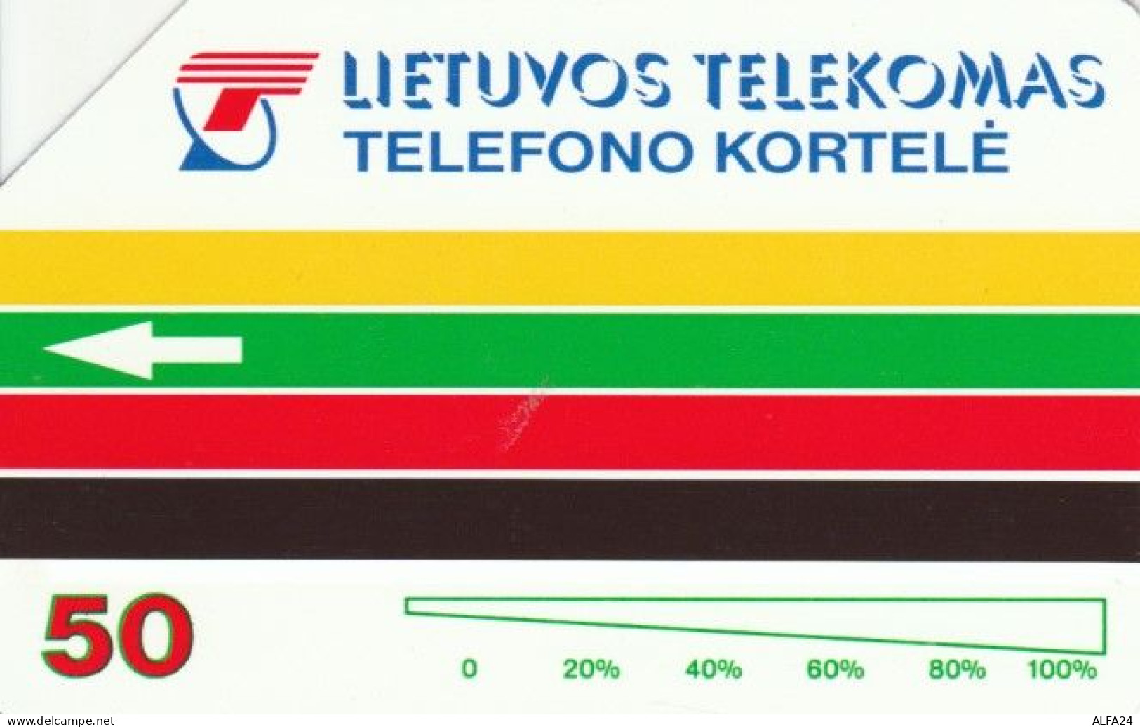 PHONE CARD LITUANIA URMET (PY977 - Lithuania