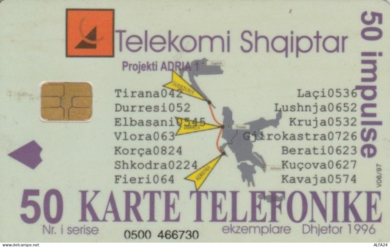 PHONE CARD ALBANIA (PY953 - Albanie