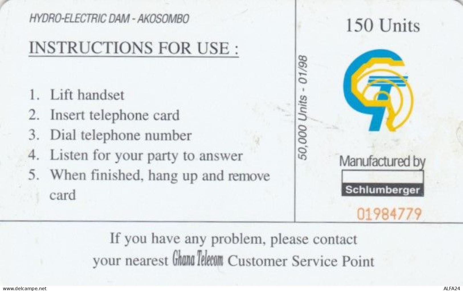 PHONE CARD GHANA (PY918 - Ghana