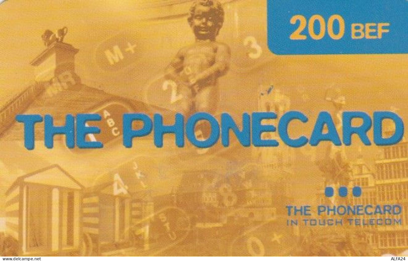 PREPAID PHONE CARD BELGIO (PY698 - GSM-Kaarten, Herlaadbaar & Voorafbetaald