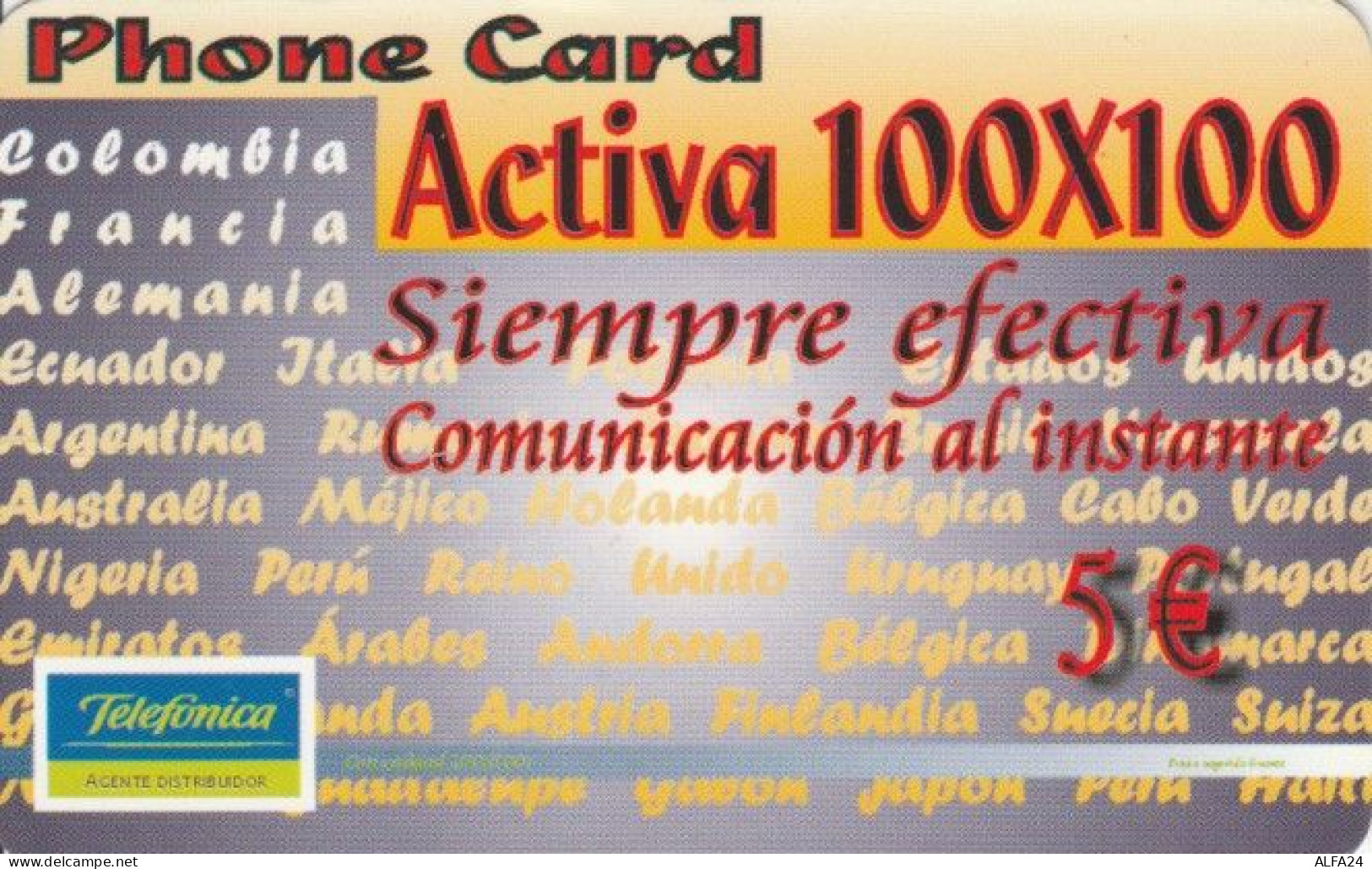 PREPAID PHONE CARD SPAGNA (PY695 - Autres & Non Classés